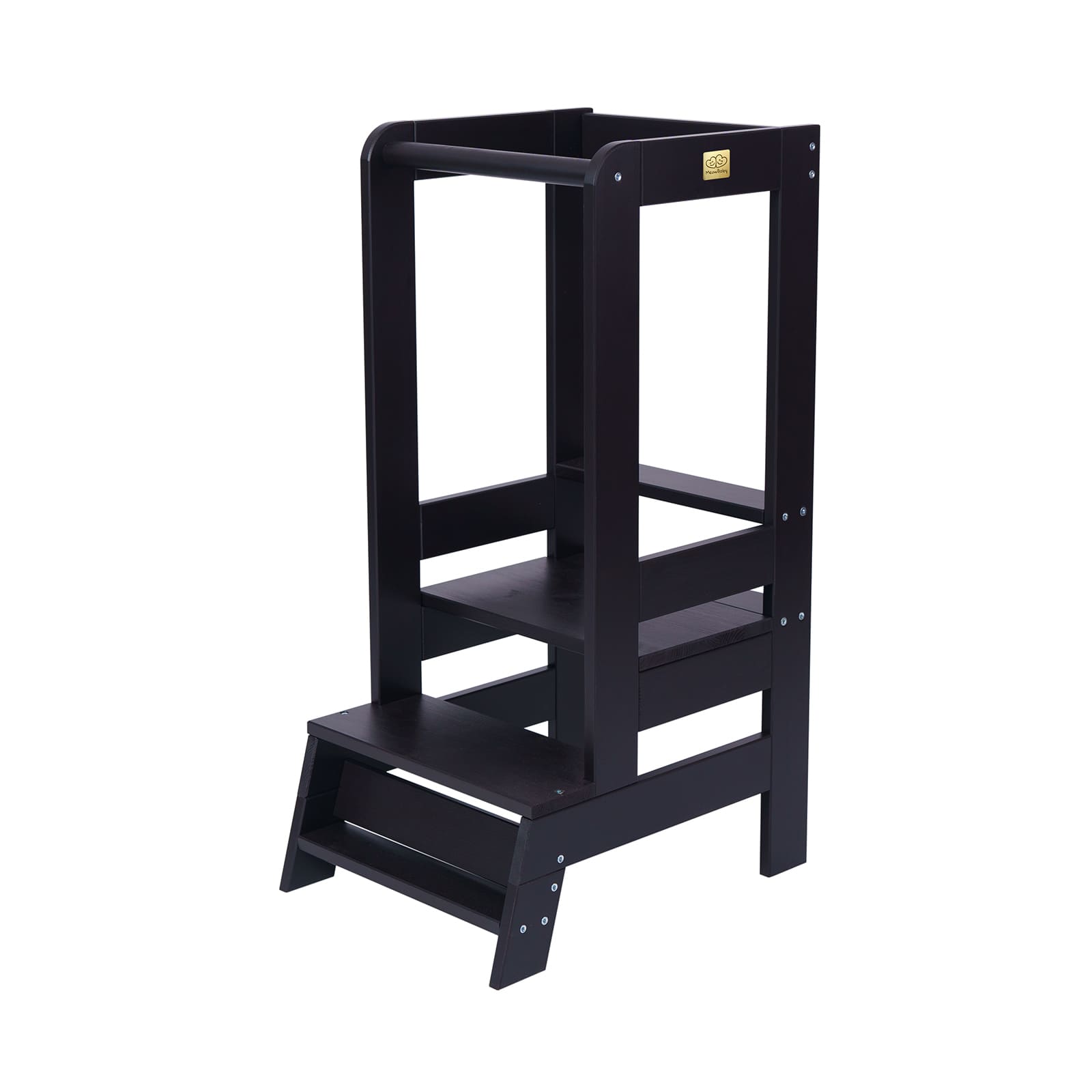 Wooden Kitchen Nursery Step Stool for Kids | 3 Adjustable Height