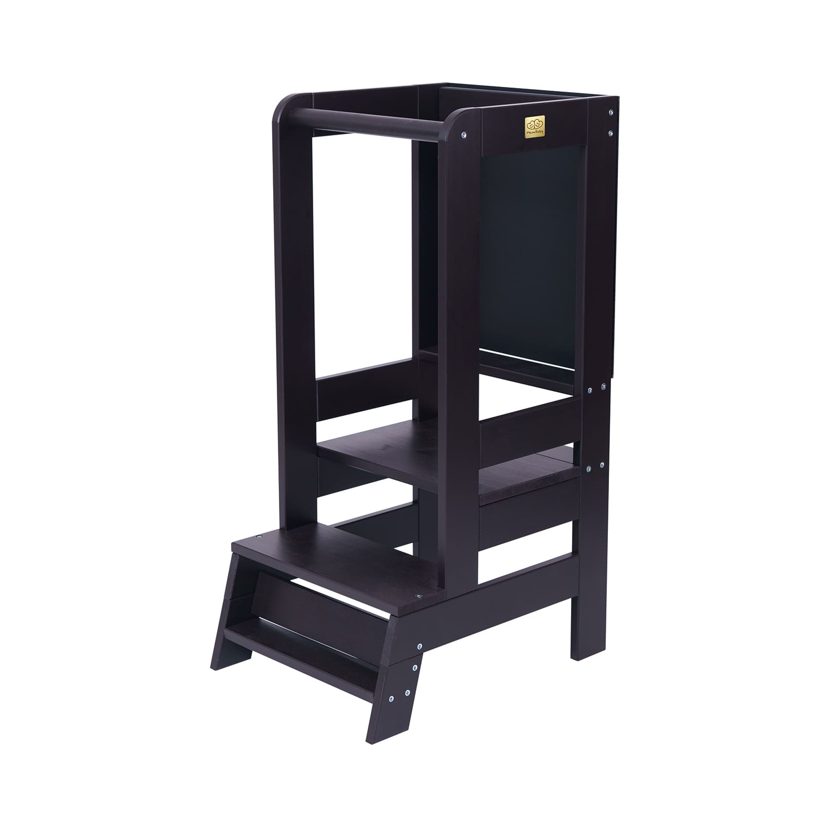 Wooden Kitchen Nursery Step Stool for Kids | 3 Adjustable Height