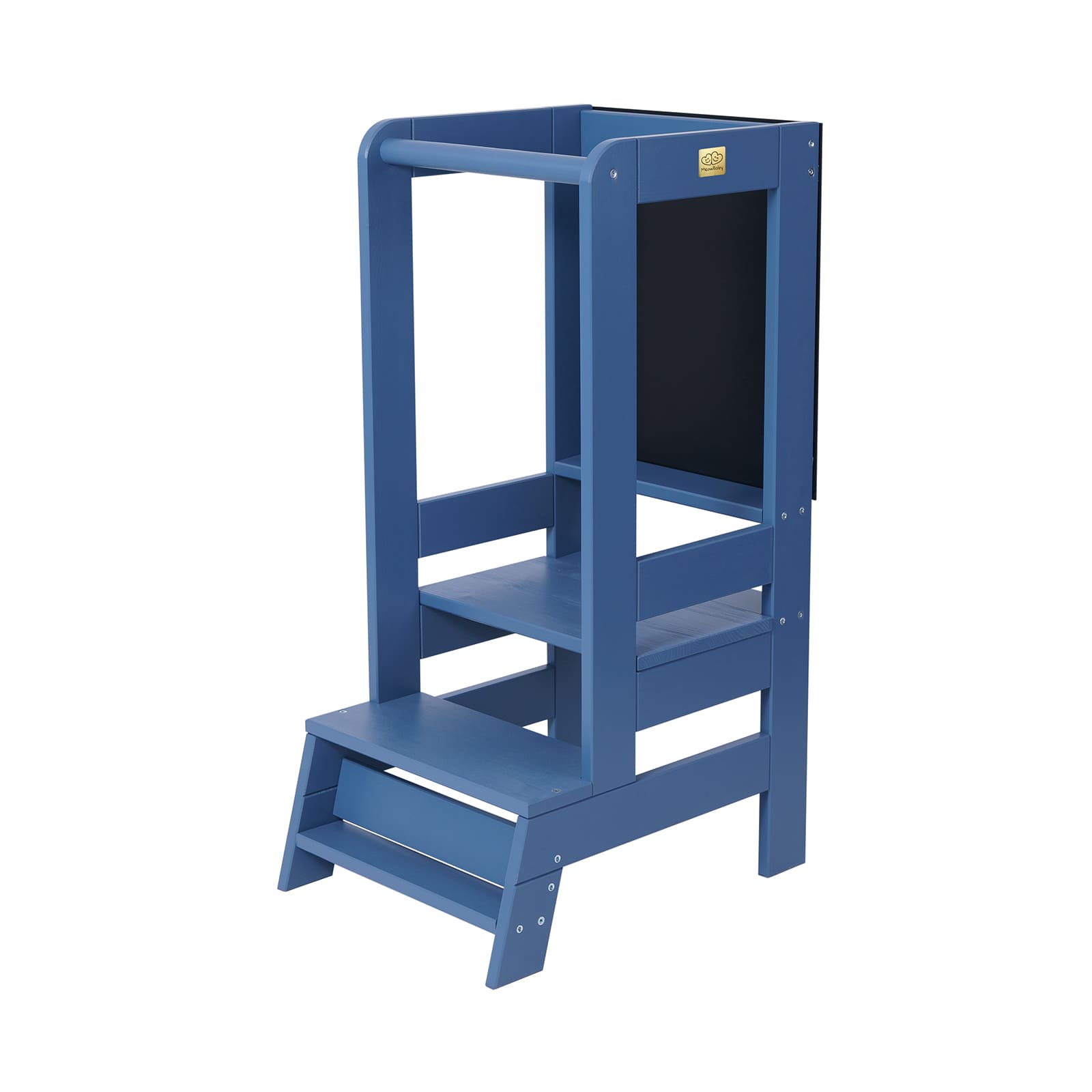 Wooden Kitchen Nursery Step Stool for Kids | 3 Adjustable Height