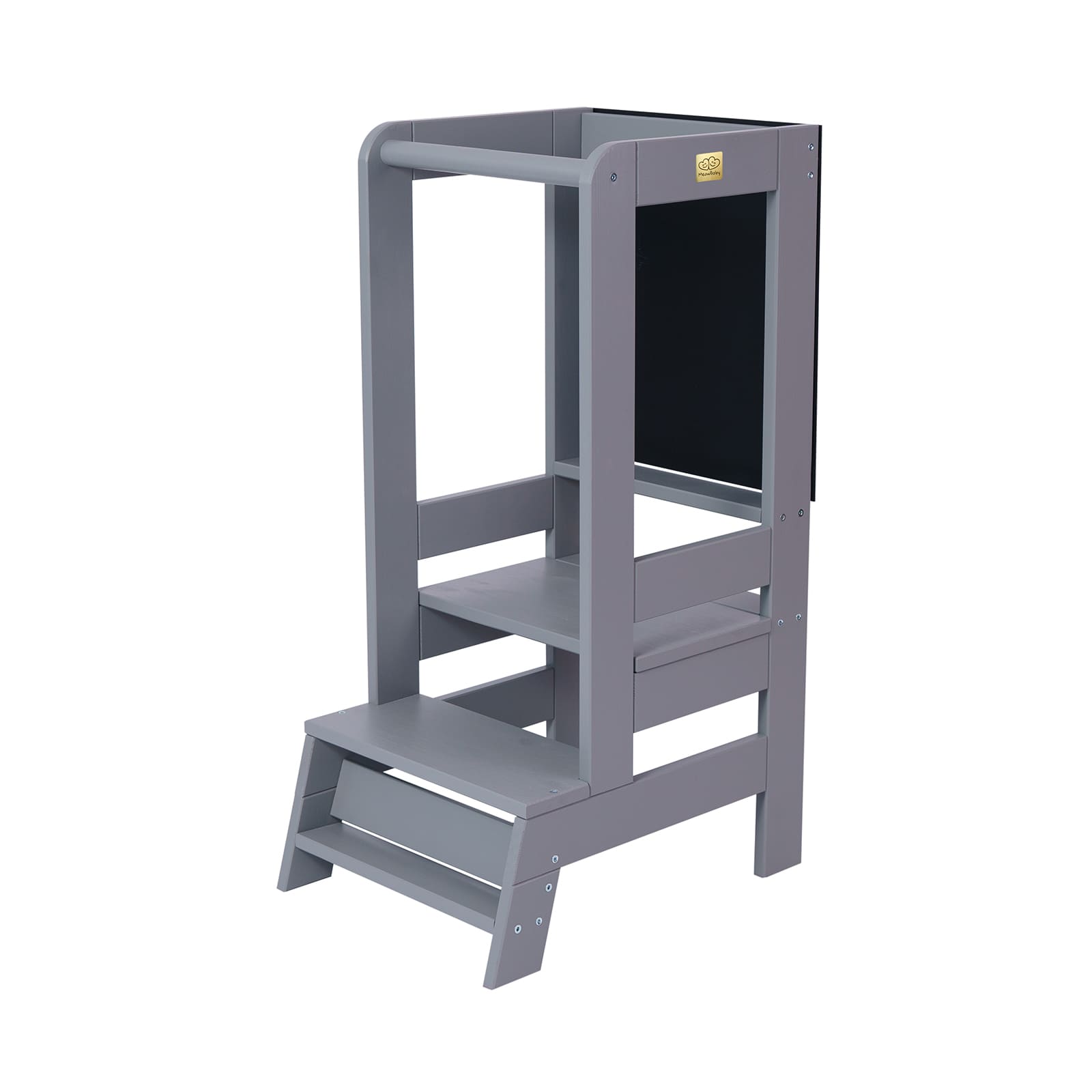 Wooden Kitchen Nursery Step Stool for Kids | 3 Adjustable Height
