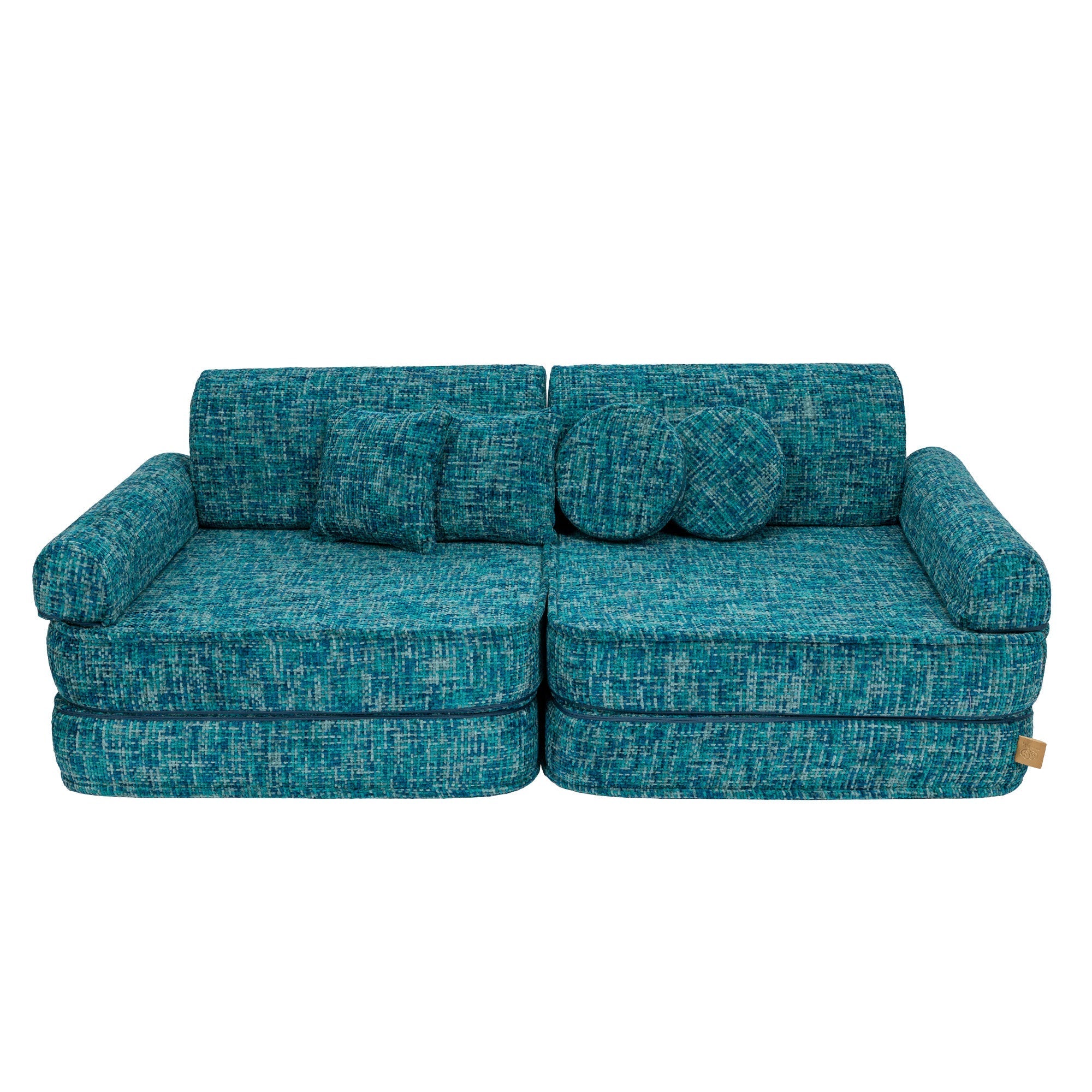 Kids Play Sofa | Meowbaby Tangle Play Sofa for Kids - Lagoon Blue