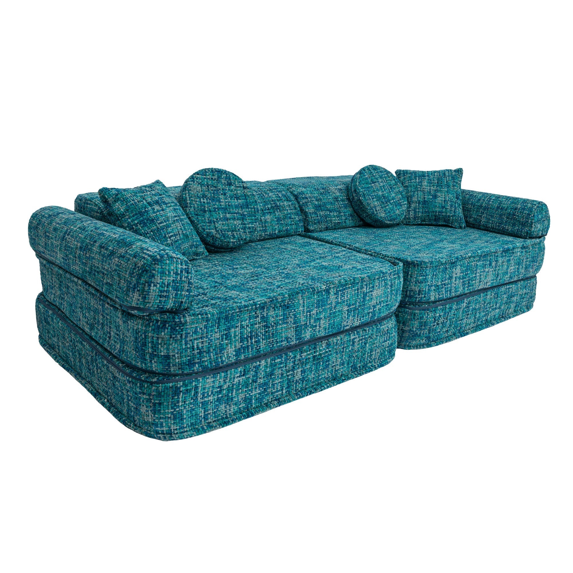 Meowbaby Tangle Kids Play Sofa - Modular Play Couch | 8 Pieces