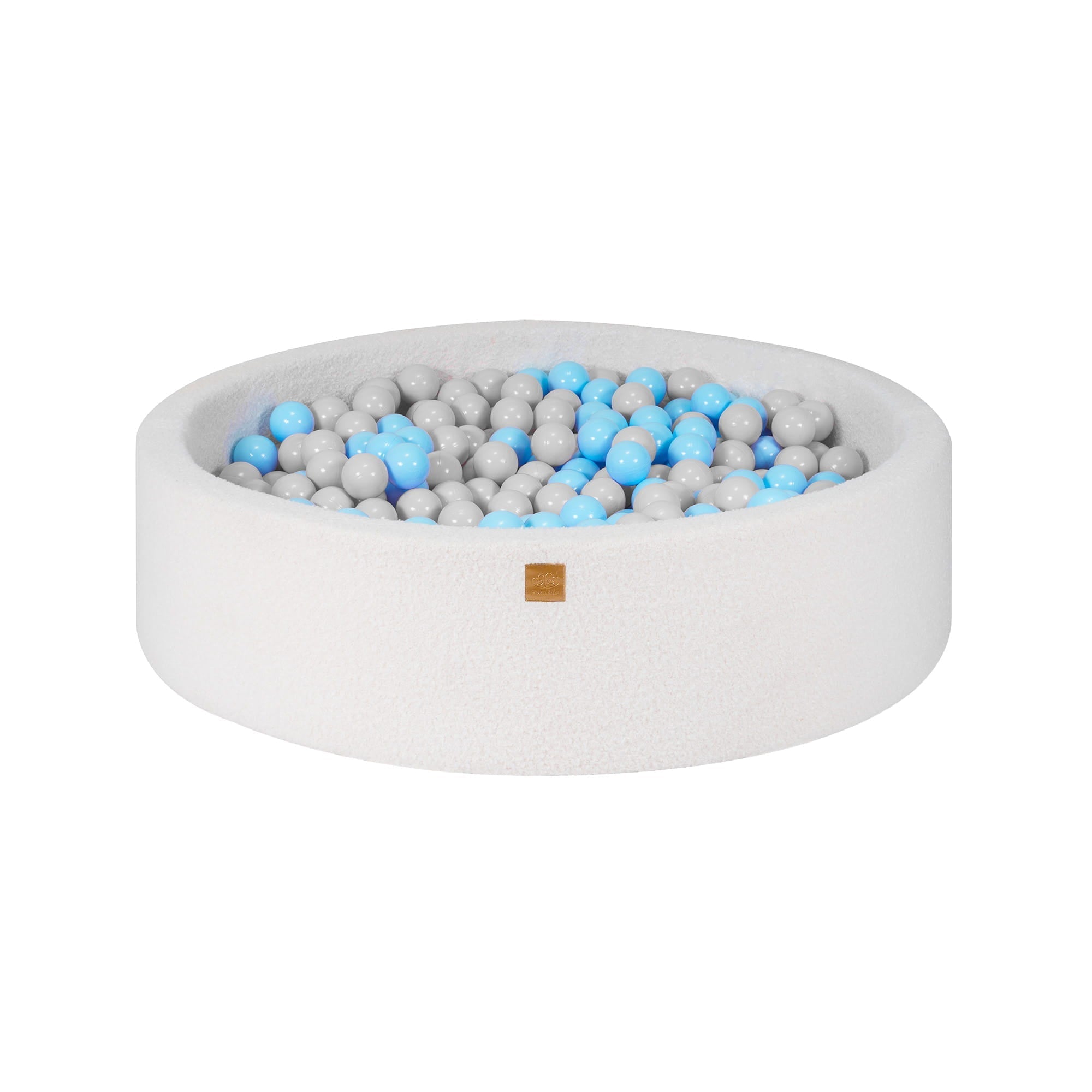 MeowBaby® Boucle Foam Large Baby Ball Pit White