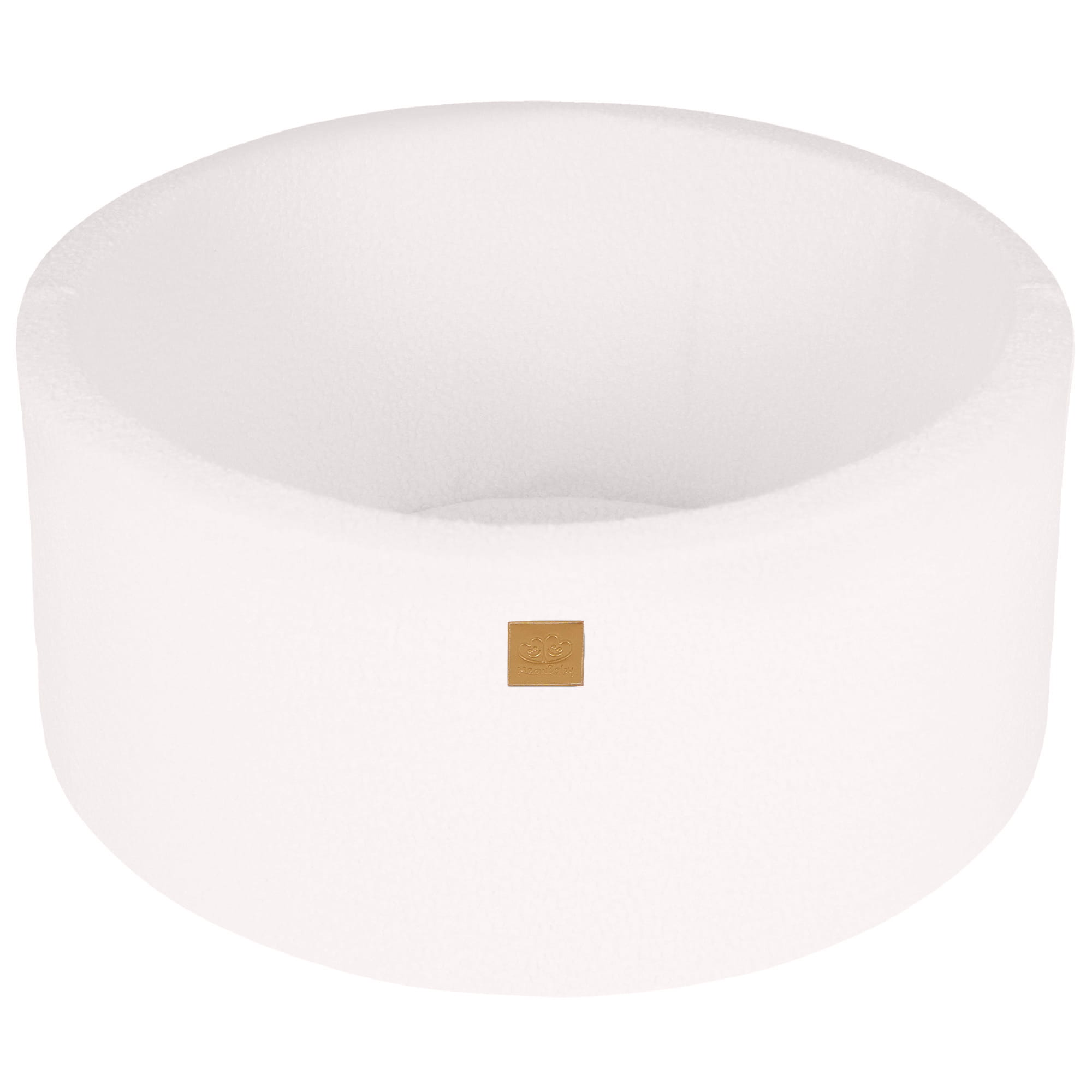 MeowBaby Boucle Foam Baby Ball Pit White | Ball Pit Boucle