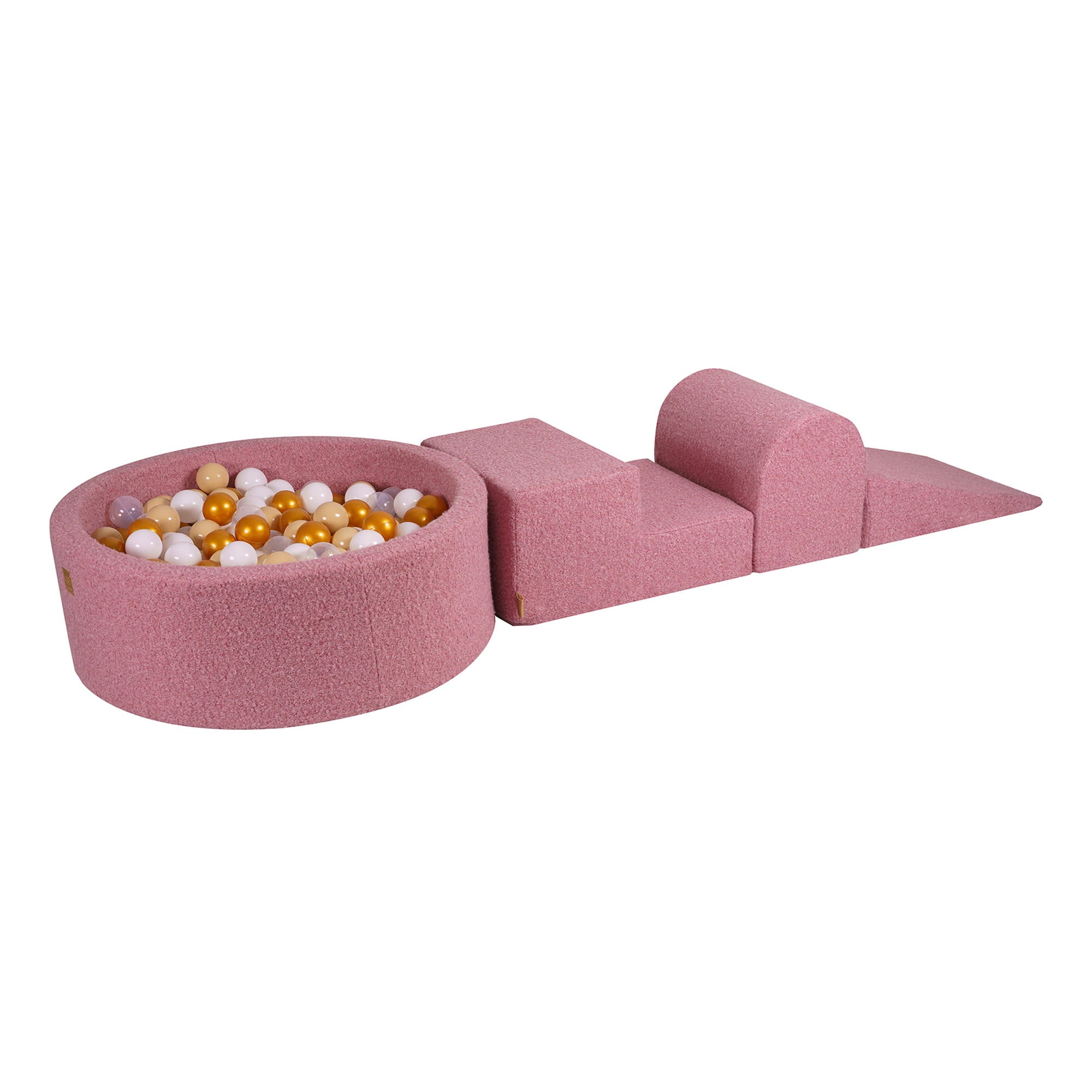 Boucle Kids Foam Climbing Blocks Pink - Baby Soft Play Set