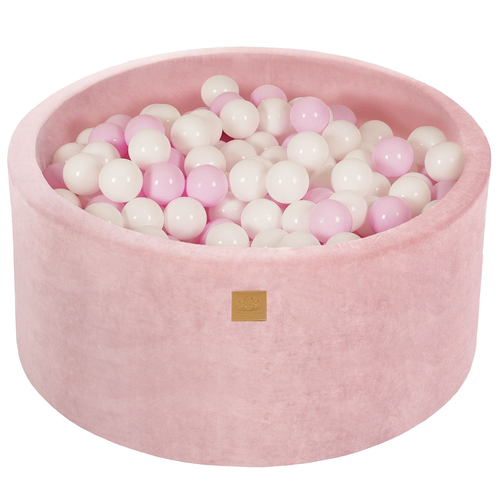 Velvet Foam Baby Ball Pit Powder Pink | Ball Pit for Kids