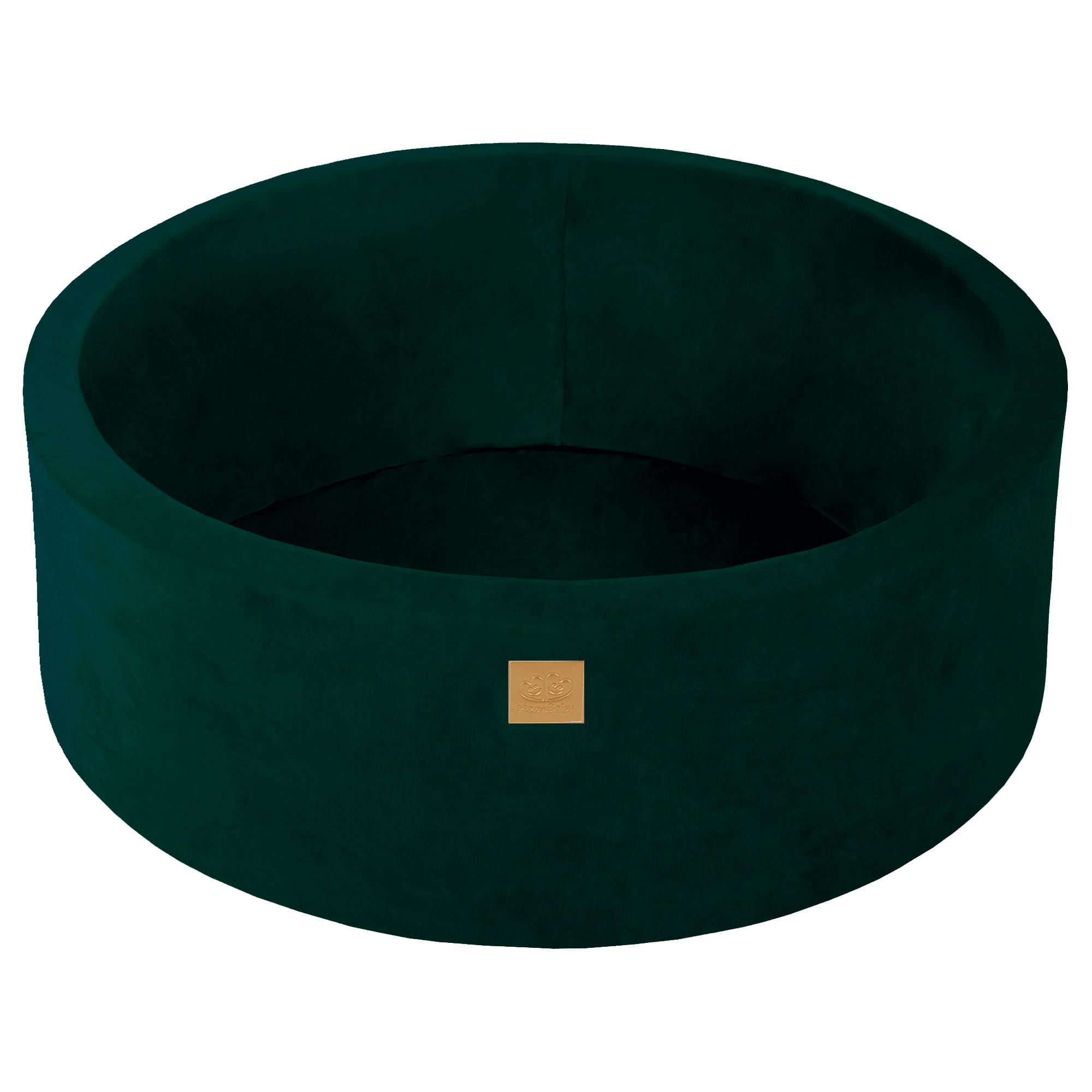 Velvet Foam Baby Ball Pit Dark Green | Balls to Choose