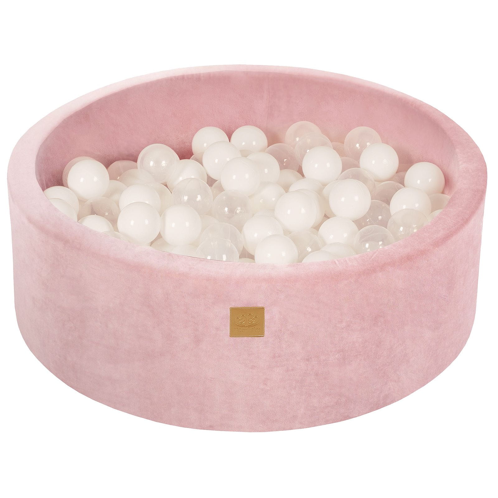 Ball Pit for Kids | Ball Pit for Toddlers | Velvet Ball Pit with Balls | MeowBaby Ball Pit with Balls Pink |