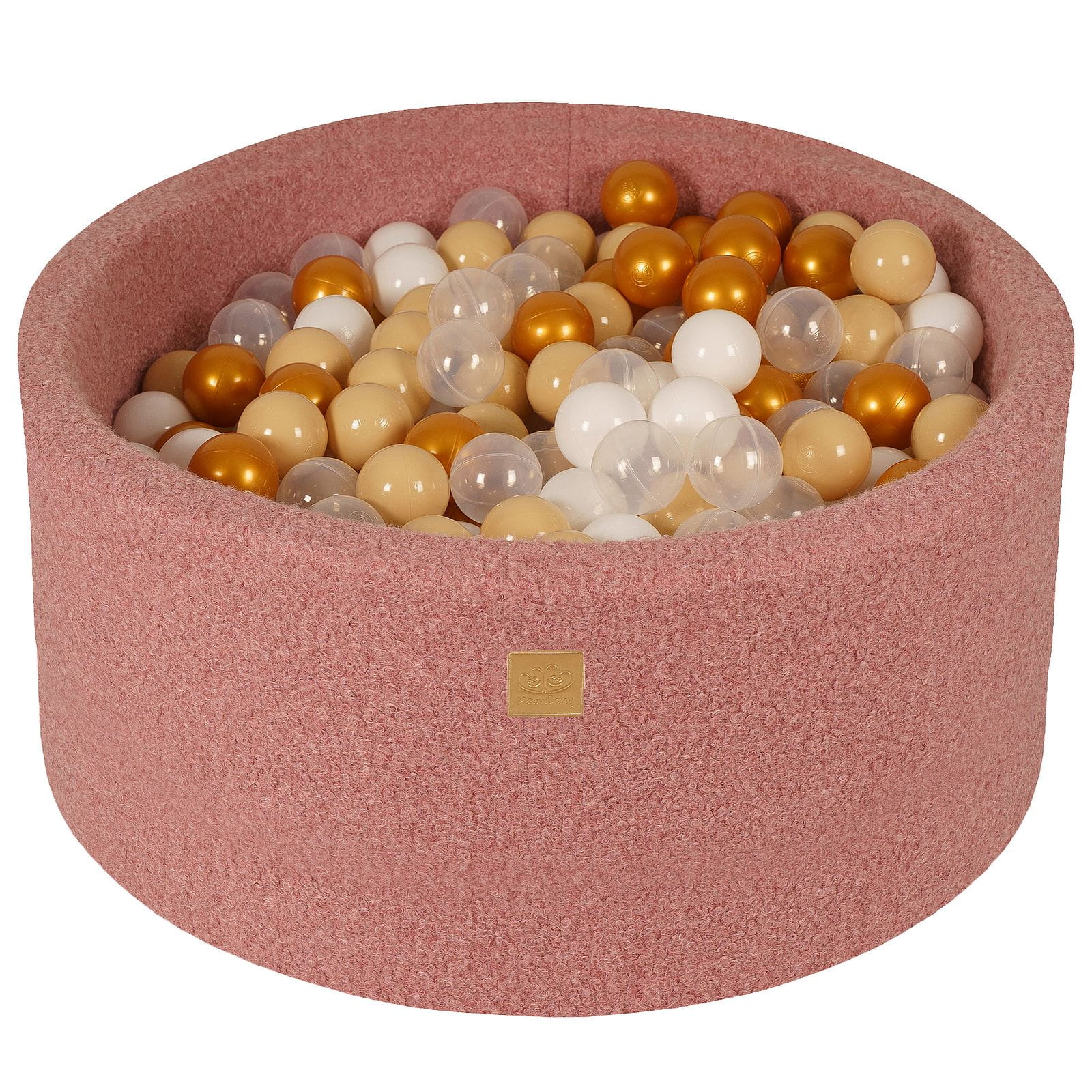 MeowBaby Boucle Baby Ball Pit Pink | Ball Pit Toddler