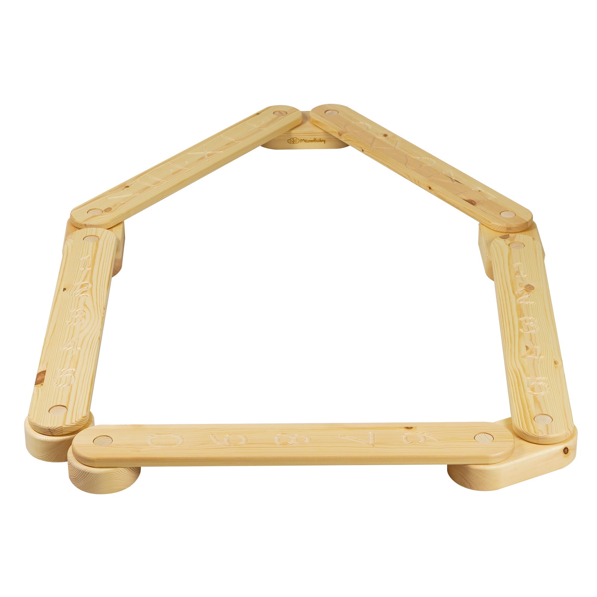 Wooden Balance Beam for Kids - Toddler Coordination Exercise