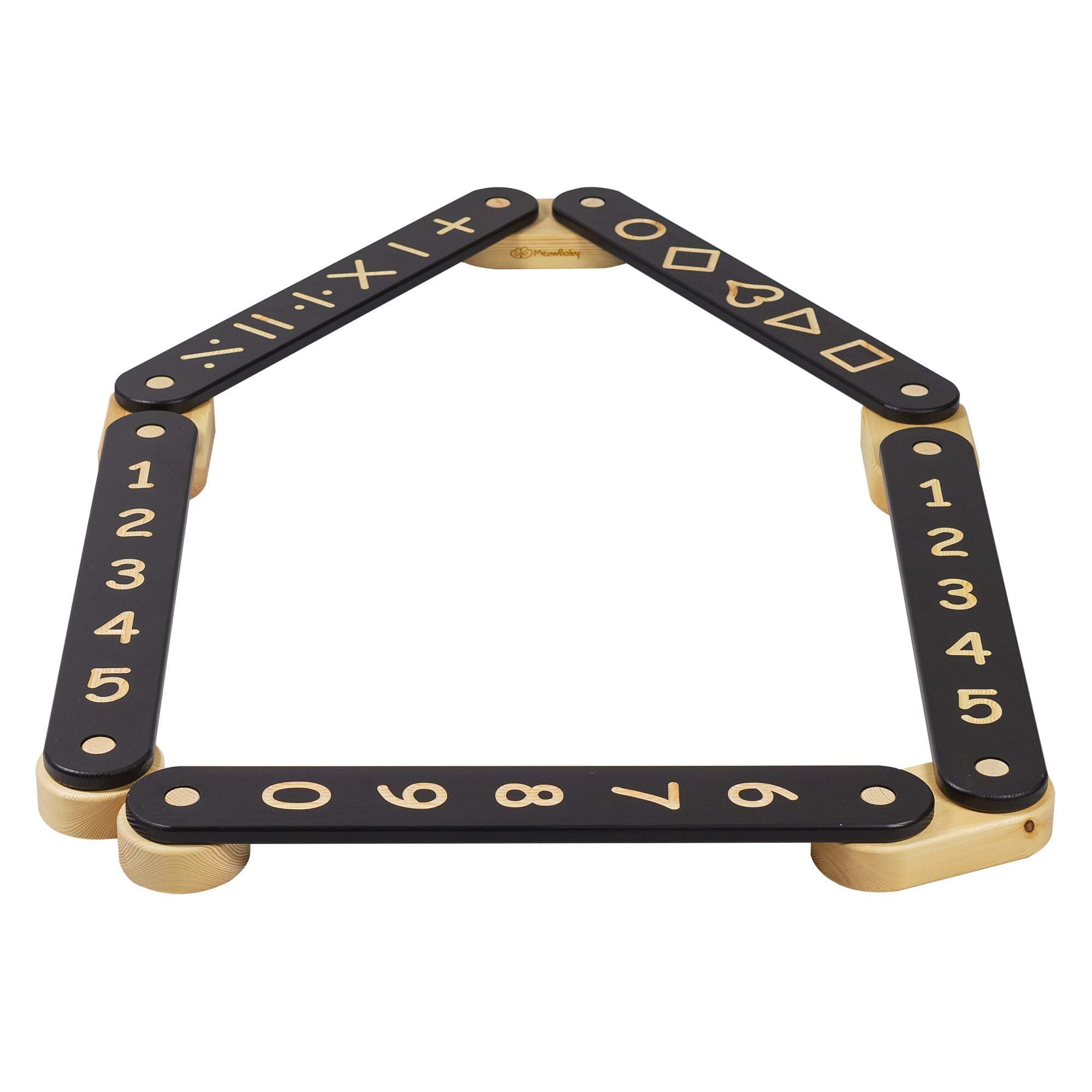 Wooden Balance Beam for Kids - Toddler Coordination Exercise