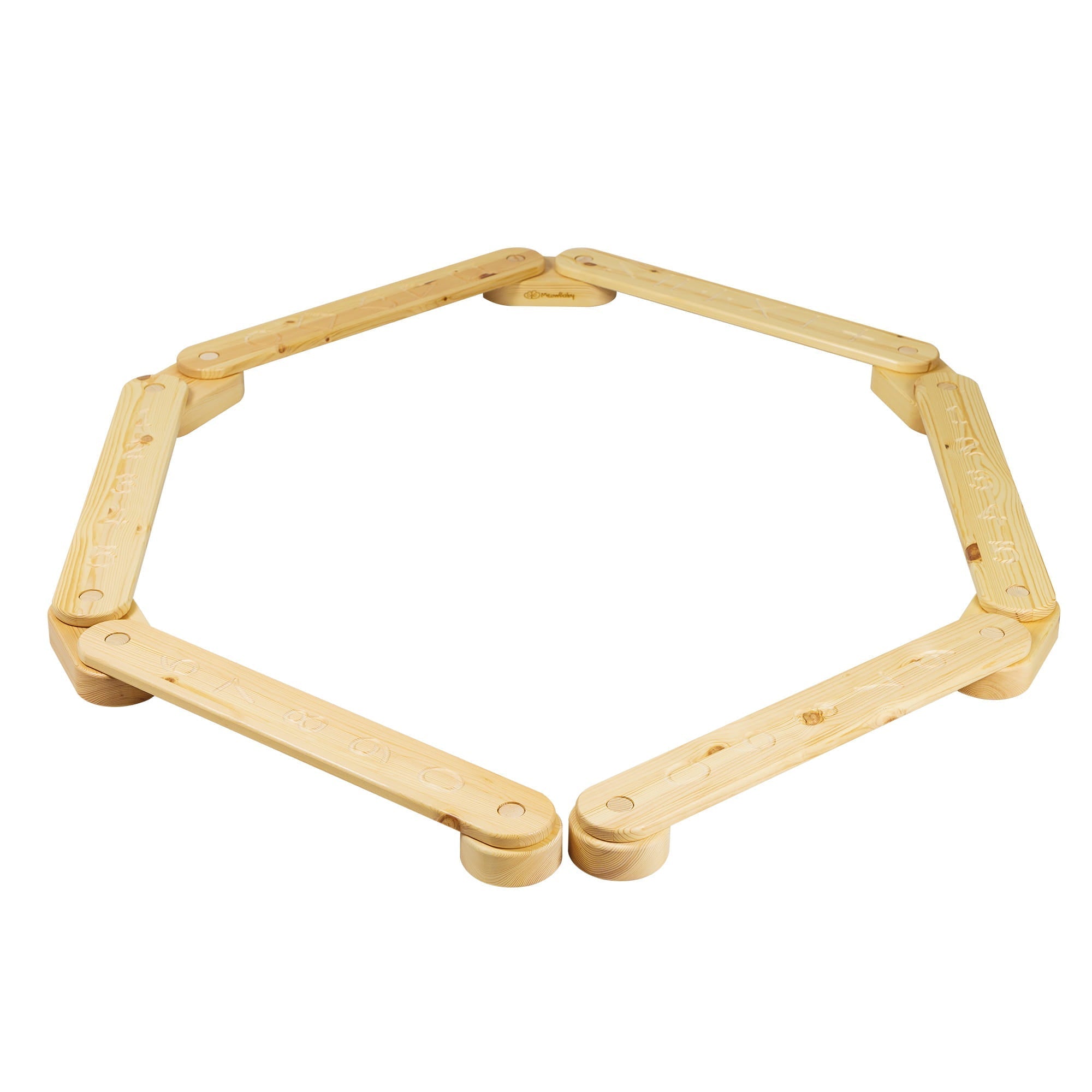 Wooden Balance Beam for Kids - Toddler Coordination Exercise