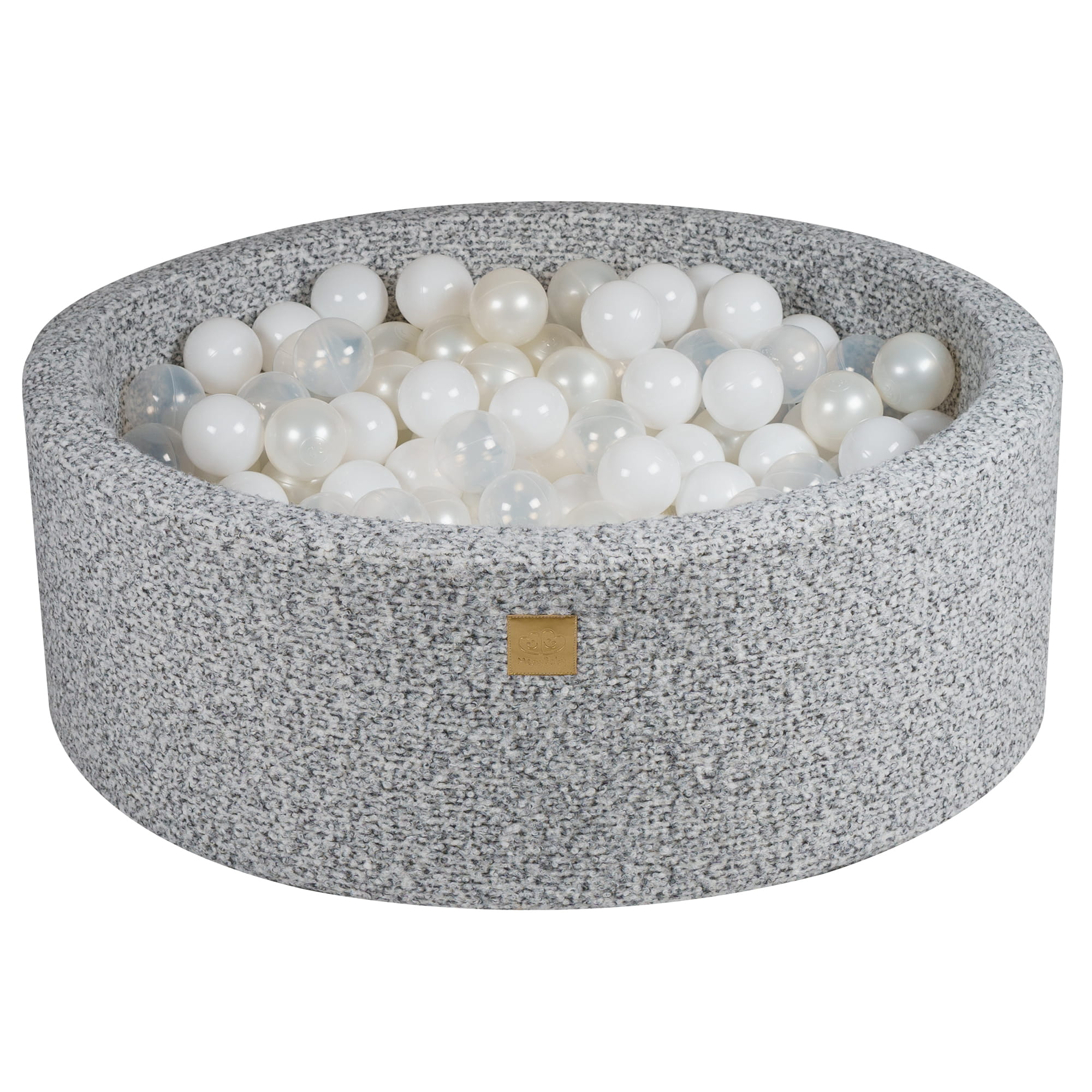 Boucle Foam Baby Ball Pit Grey Melange