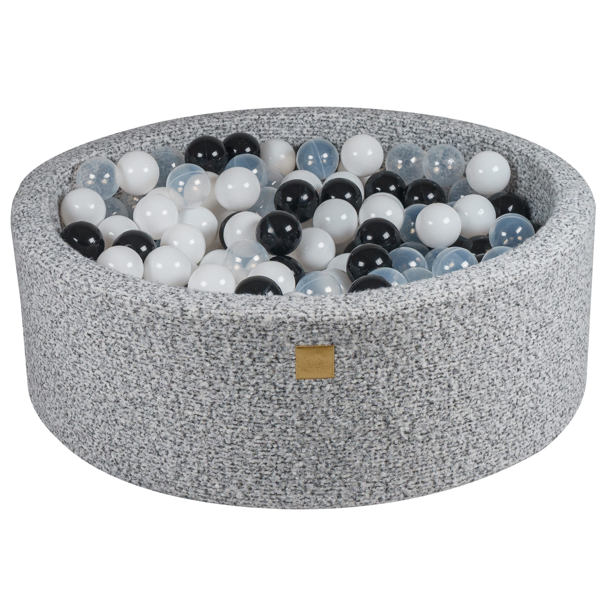 Boucle Foam Baby Ball Pit Grey Melange