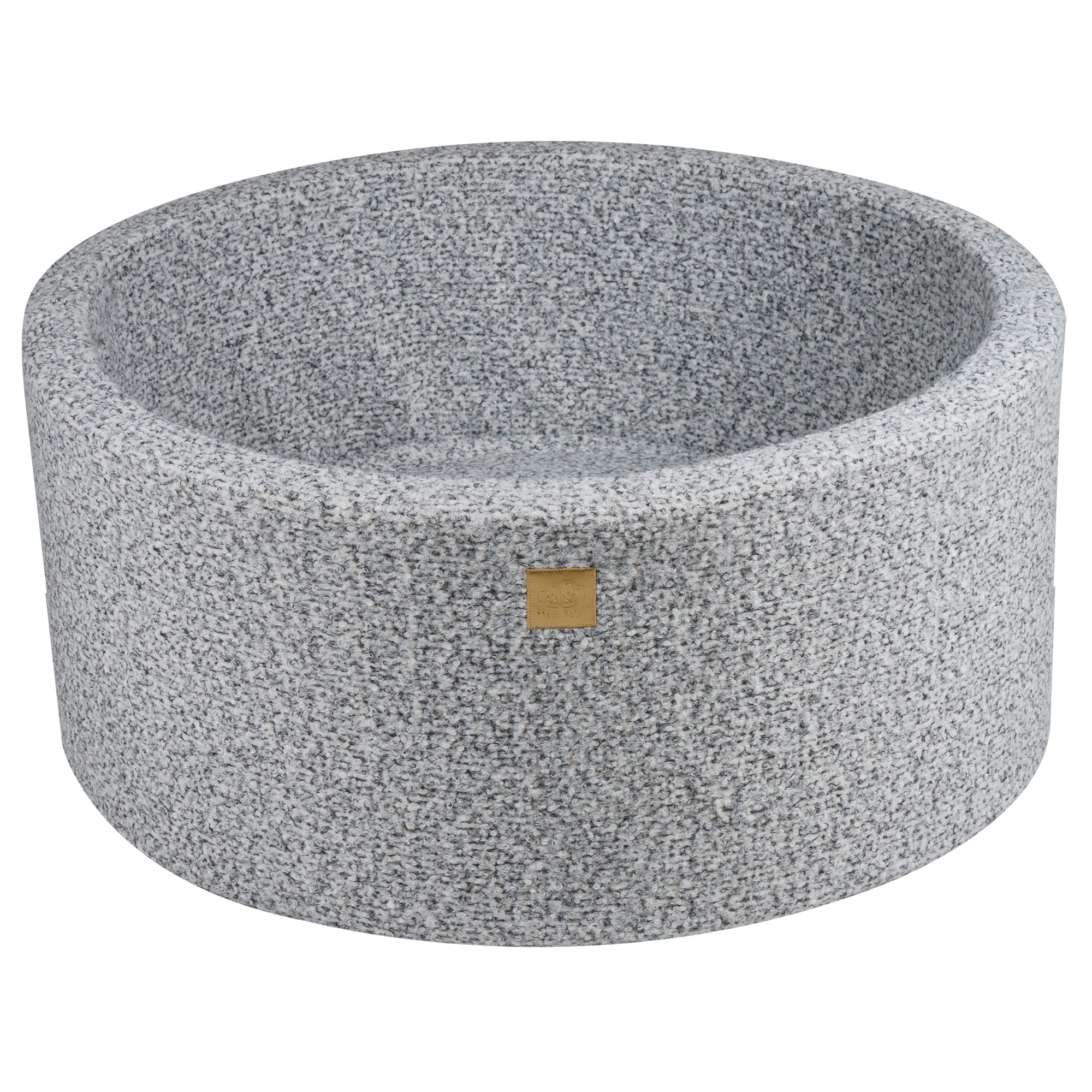Boucle Foam Baby Ball Pit Grey Melange | Balls to Choose