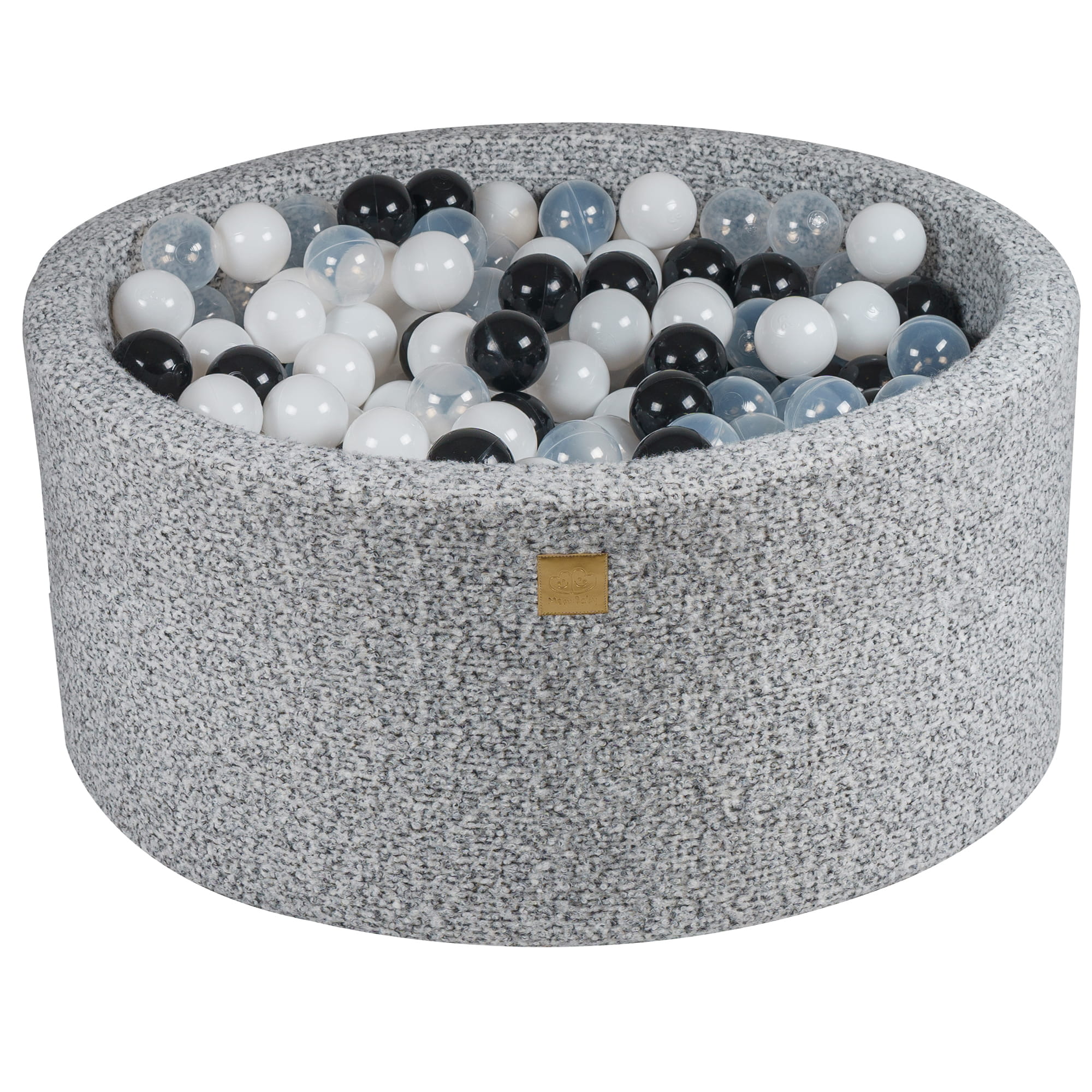 Boucle Foam Baby Ball Pit Grey Melange