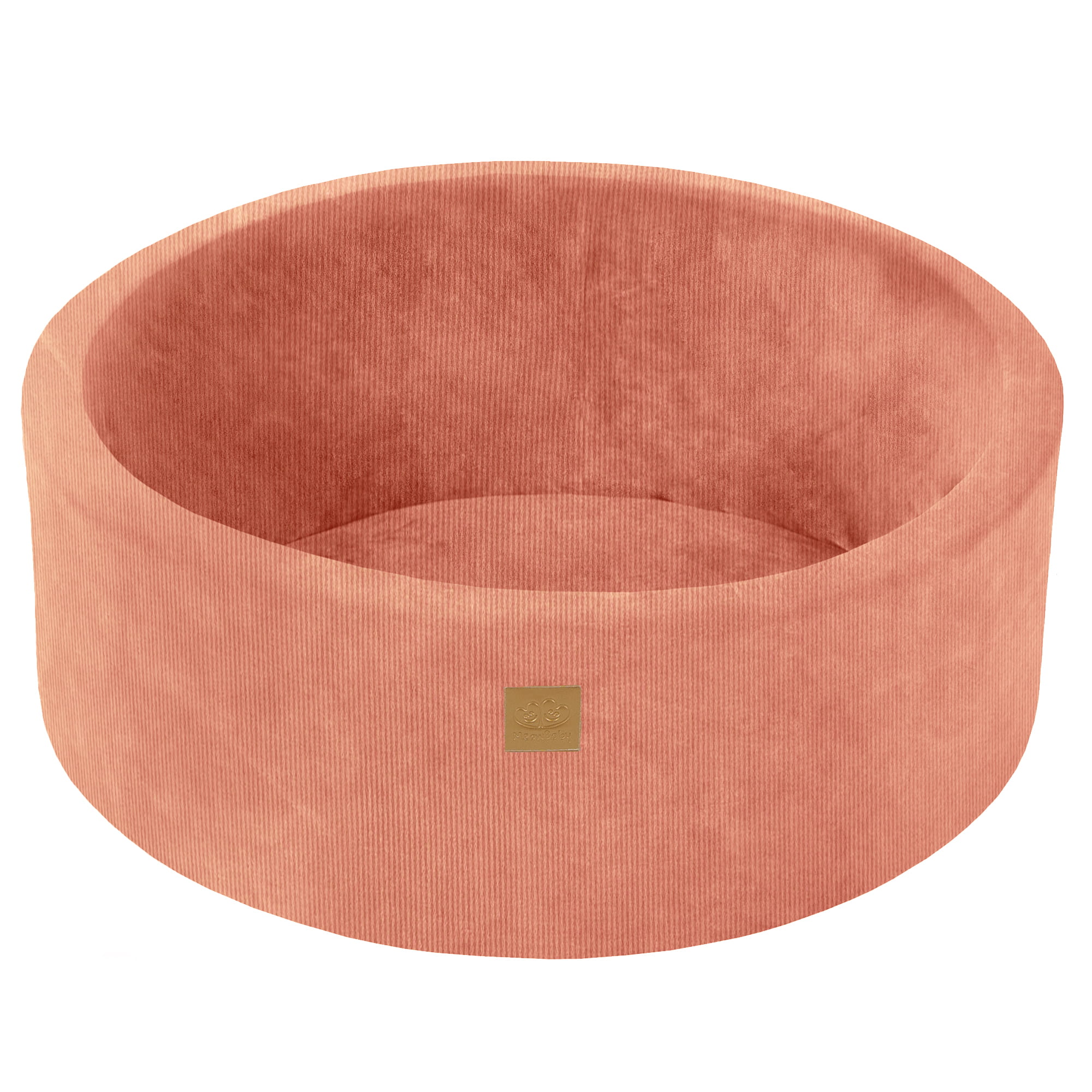 Corduroy Foam Baby Ball Pit Apricot
