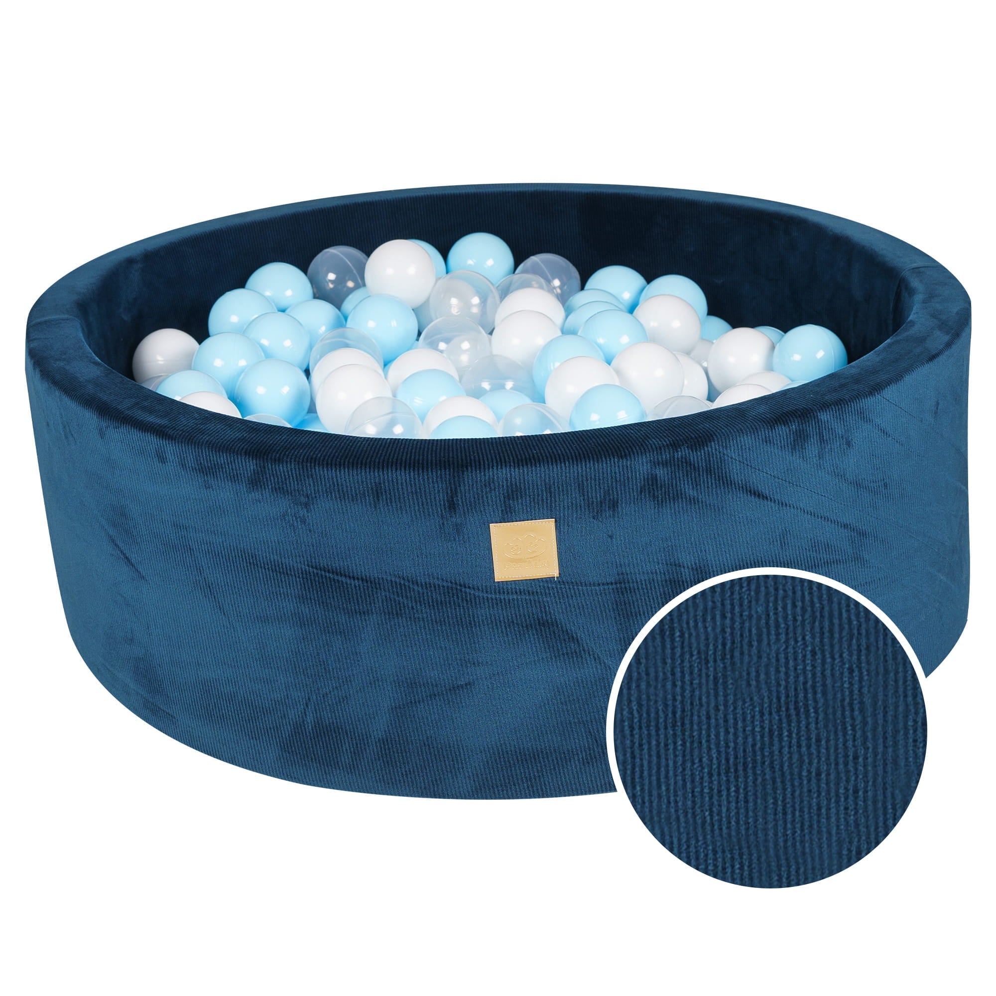 Corduroy Foam Baby Ball Pit Marine
