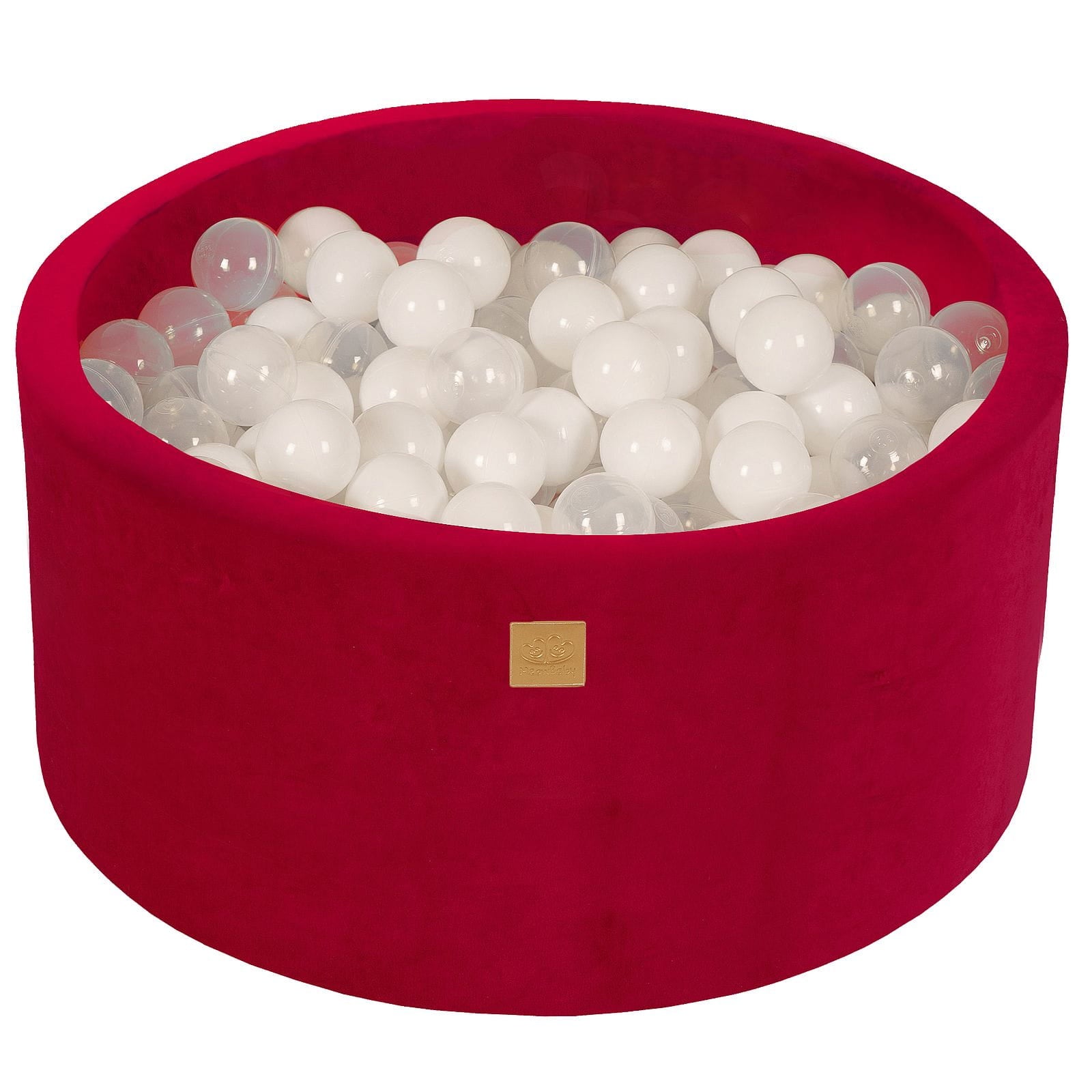 Velvet Foam Baby Ball Pit Magenta