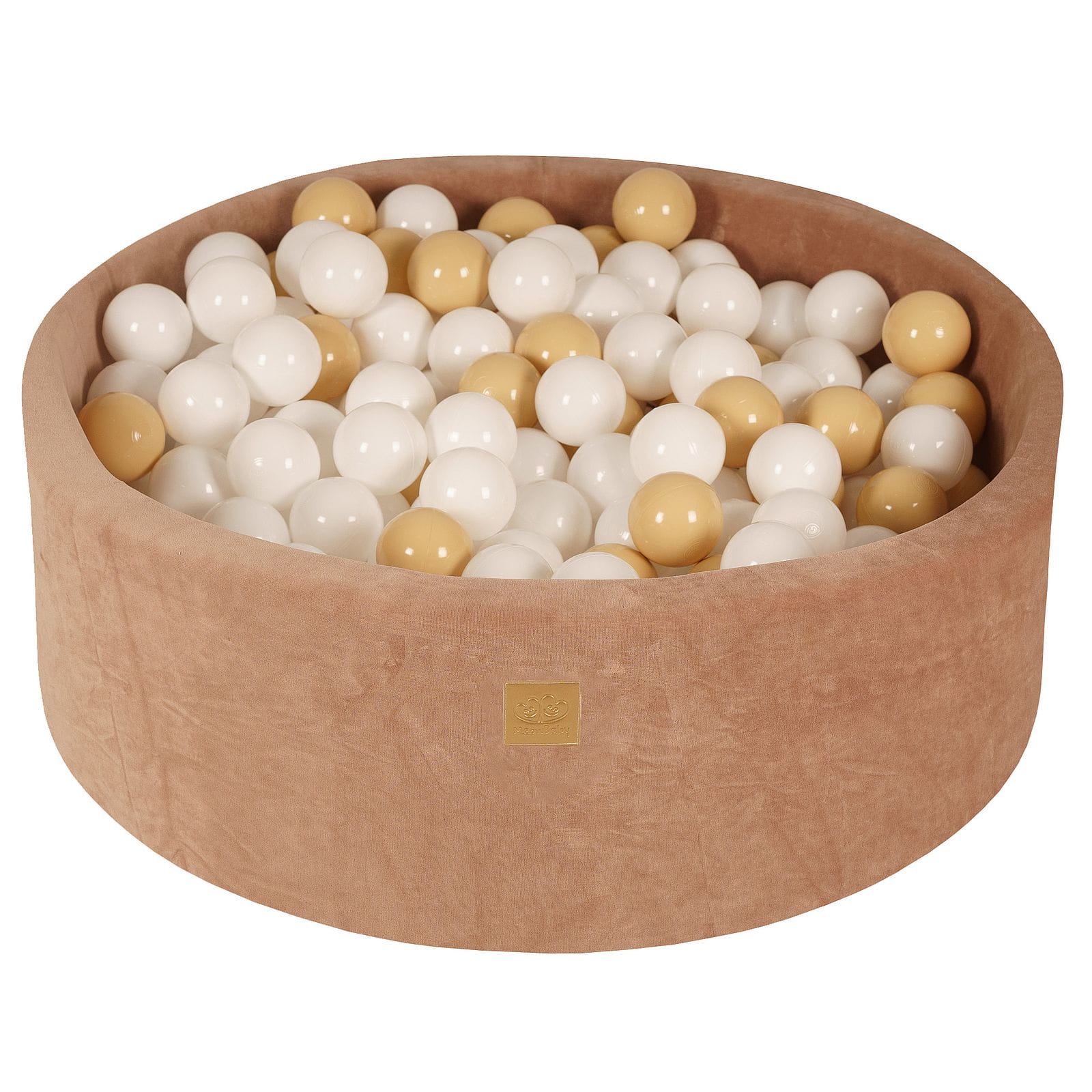 Velvet Foam Baby Ball Pit Beige