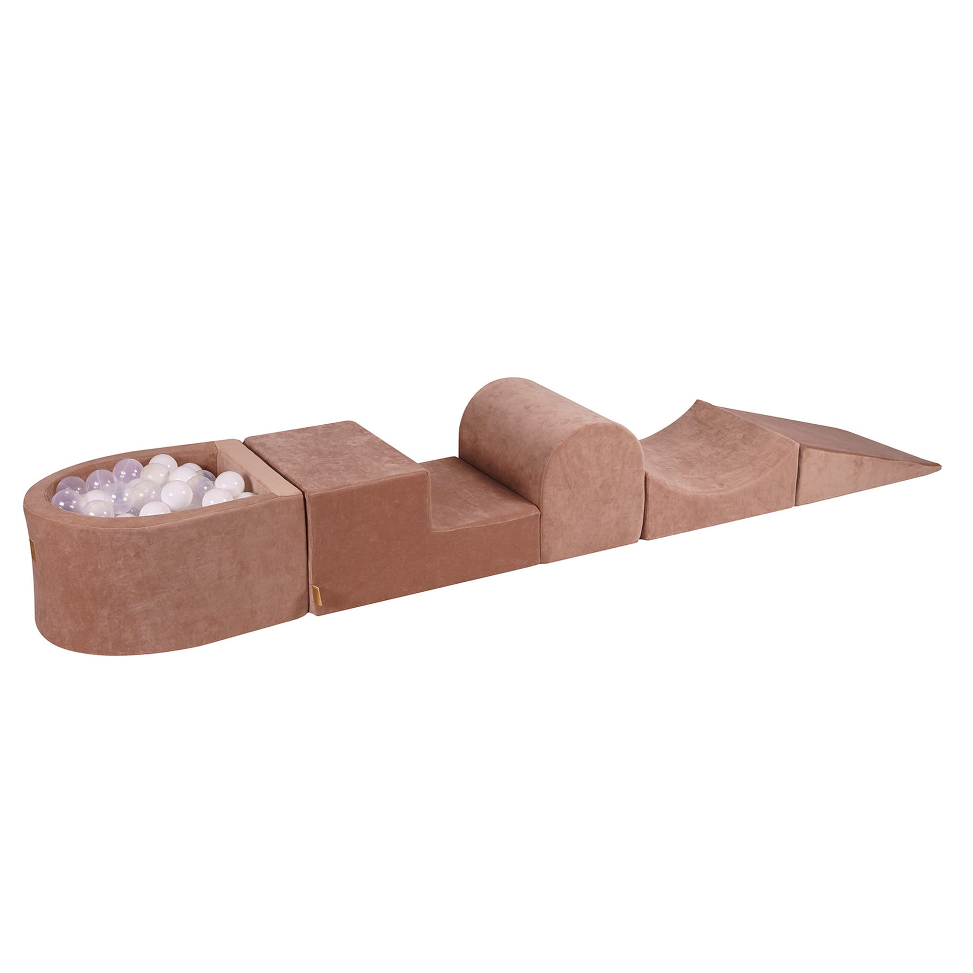 Velvet Kids Foam Climbing Blocks Beige - Baby Soft Play Set
