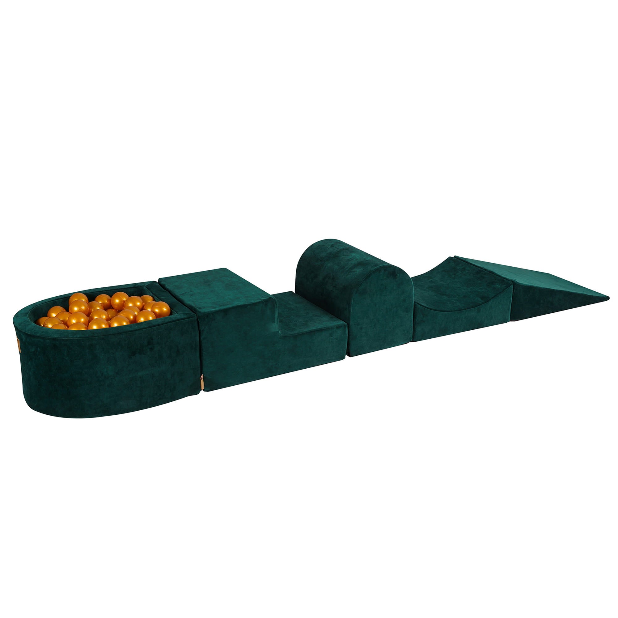 Velvet Kids Foam Climbing Blocks Green - Baby Soft Play Set