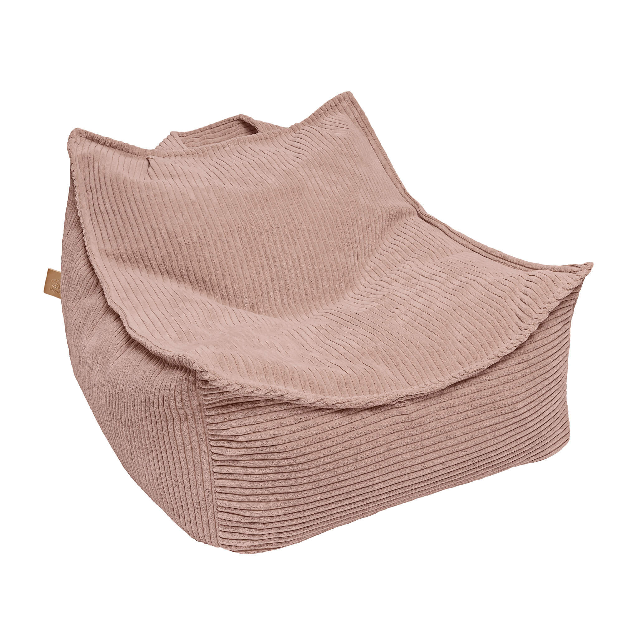 MeowBaby Aesthetic Sako Bag - Bean Bag for Kids Corduroy Pink