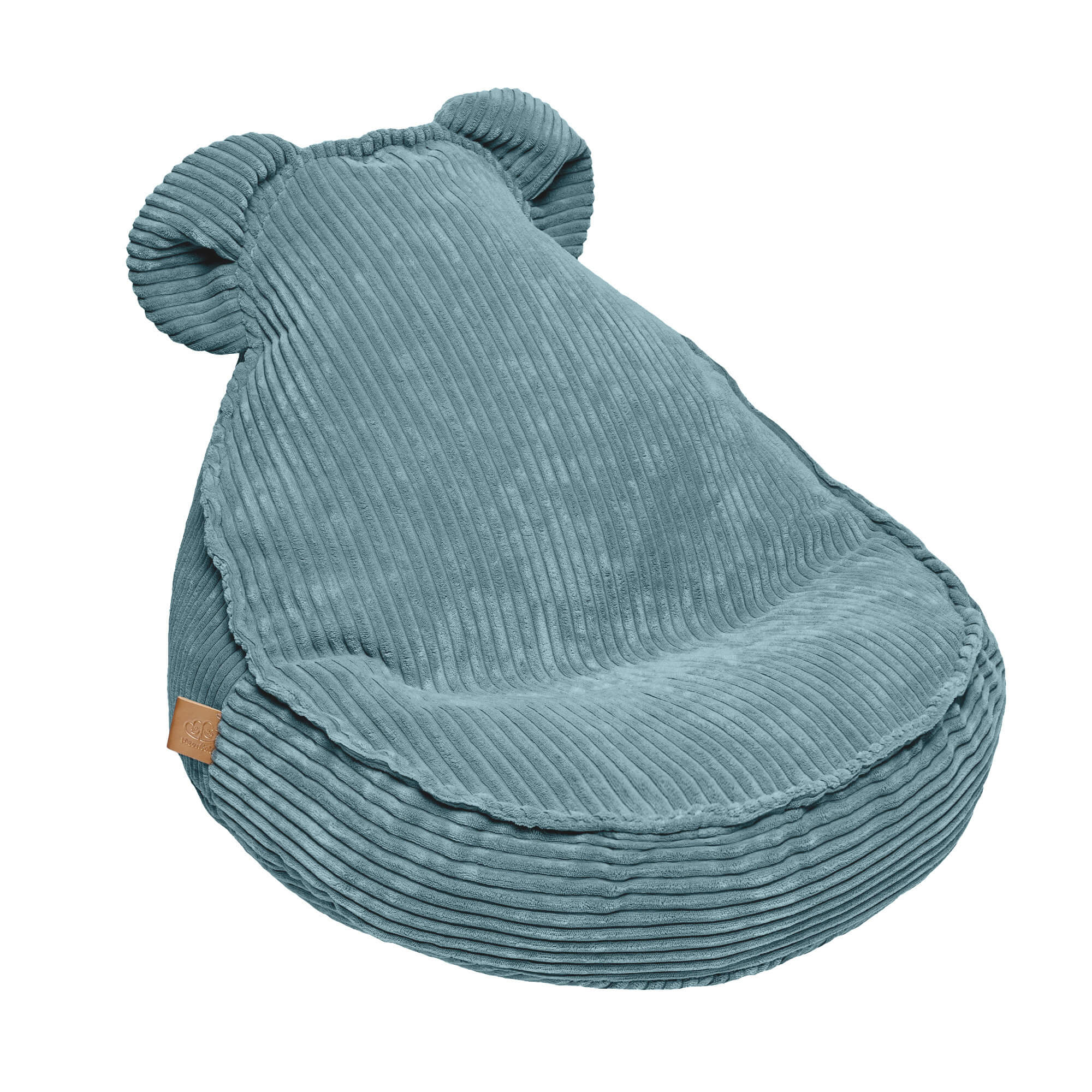 MeowBaby Aesthetic Sako Bag Teddy - Bean Bag for Kids Turquoise