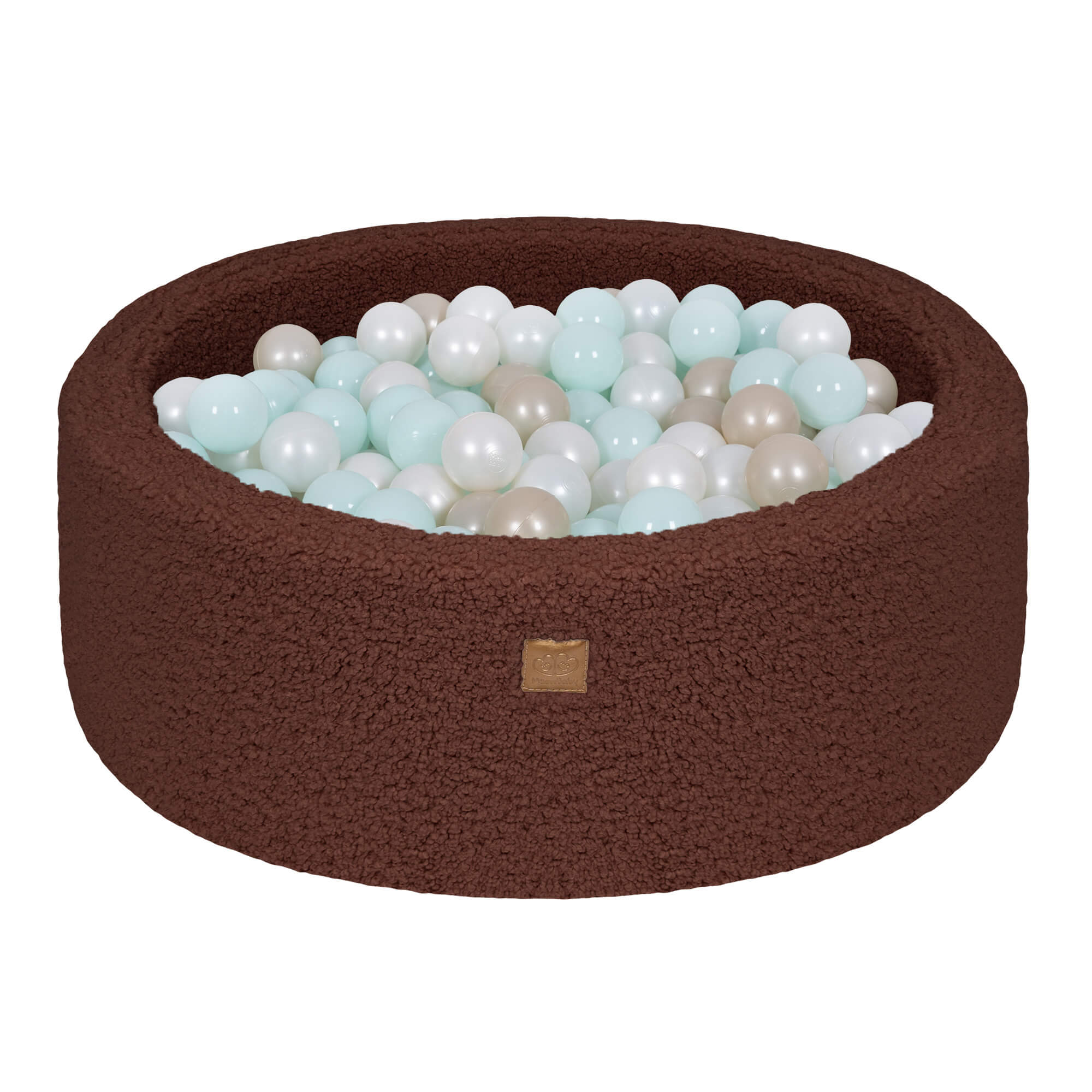 MeowBaby Bearly Baby Ball Pit Brown | Ball Pit with Balls | Ball Pit Toddlers | Ball Pit for Kids | Ball pit Brown |