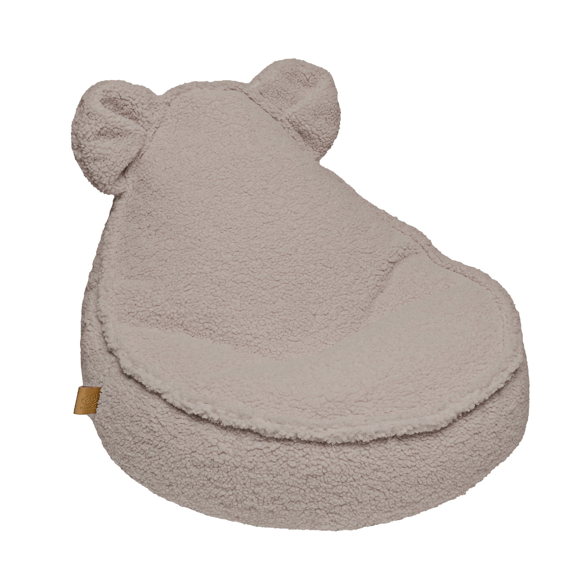 MeowBaby Bearly Sako Bag Teddy Grey