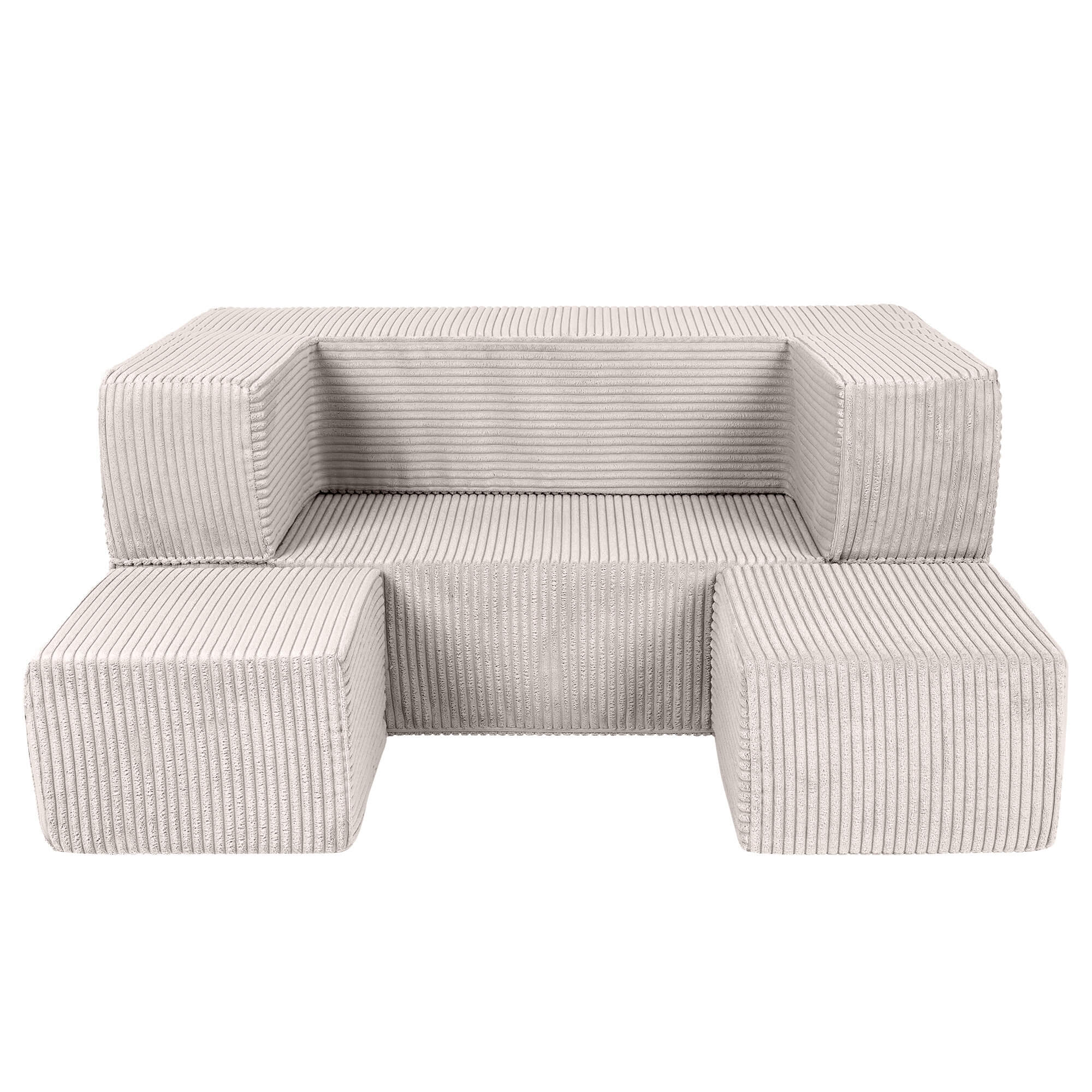 Aesthetic Kids Play Sofa Cube - Modular Play Couch | 4 Pieces