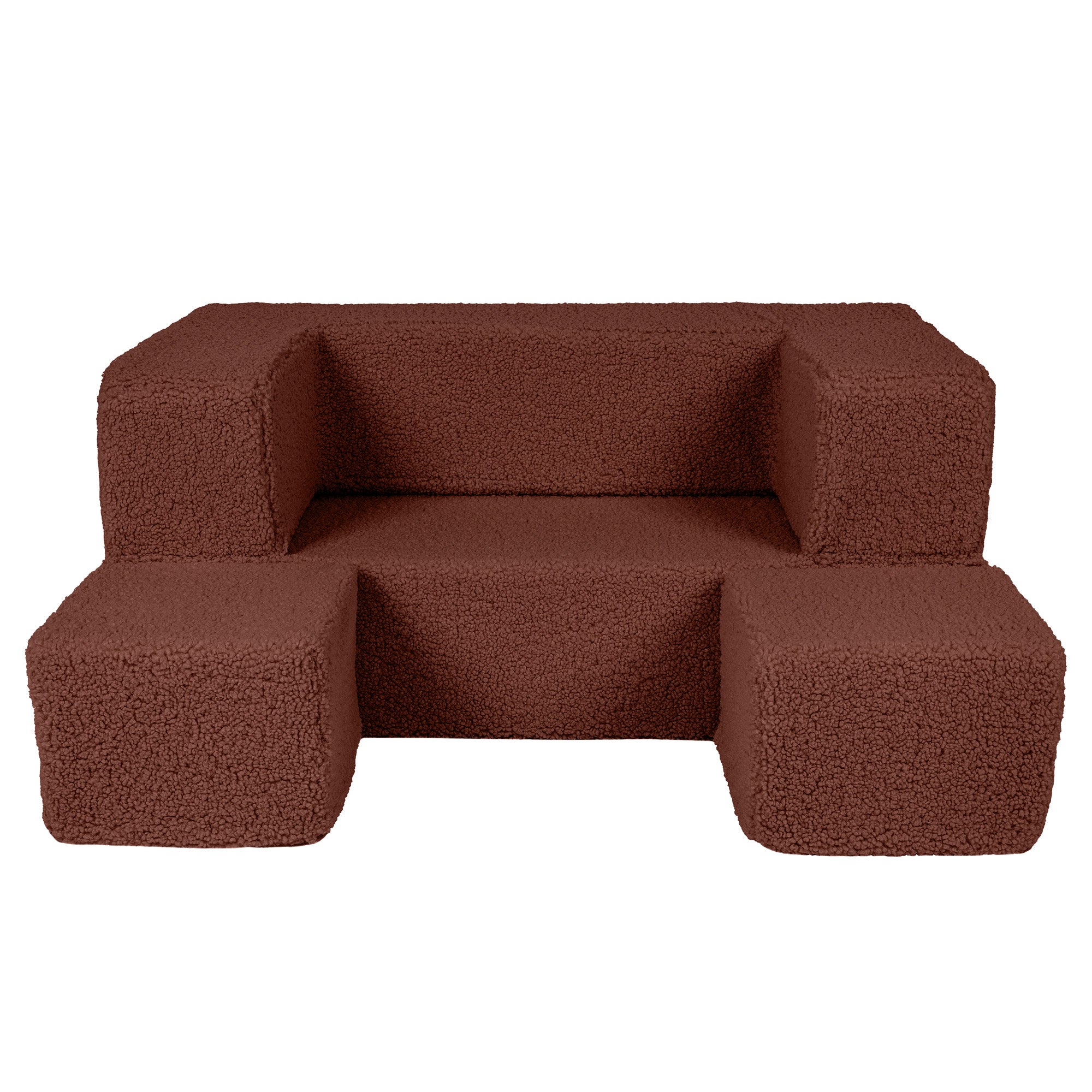 MeowBaby Bearly Cube Sofa Brown