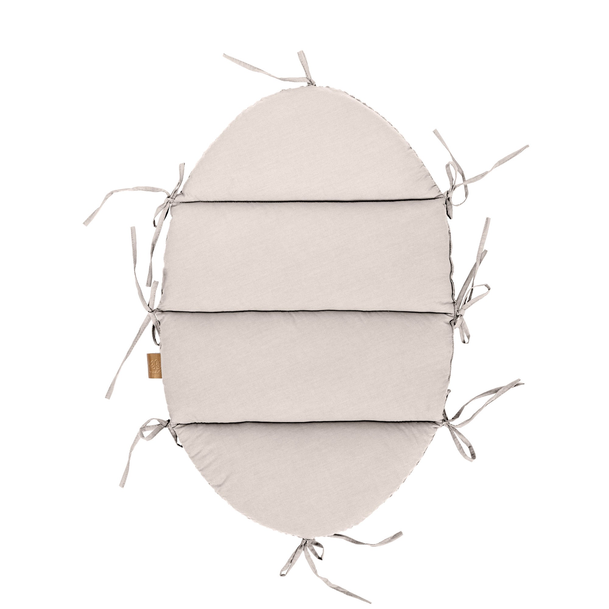 MeowBaby Baby Nest with Crib Braided Bumper | Aesthetic
