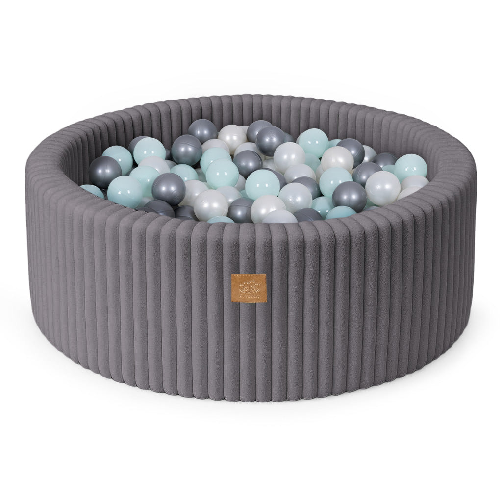 MeowBaby Ball Pit for Kids | Baby Ball Pit | Jurassic Grey Churros Ball Pit | Ball Pit with Balls |