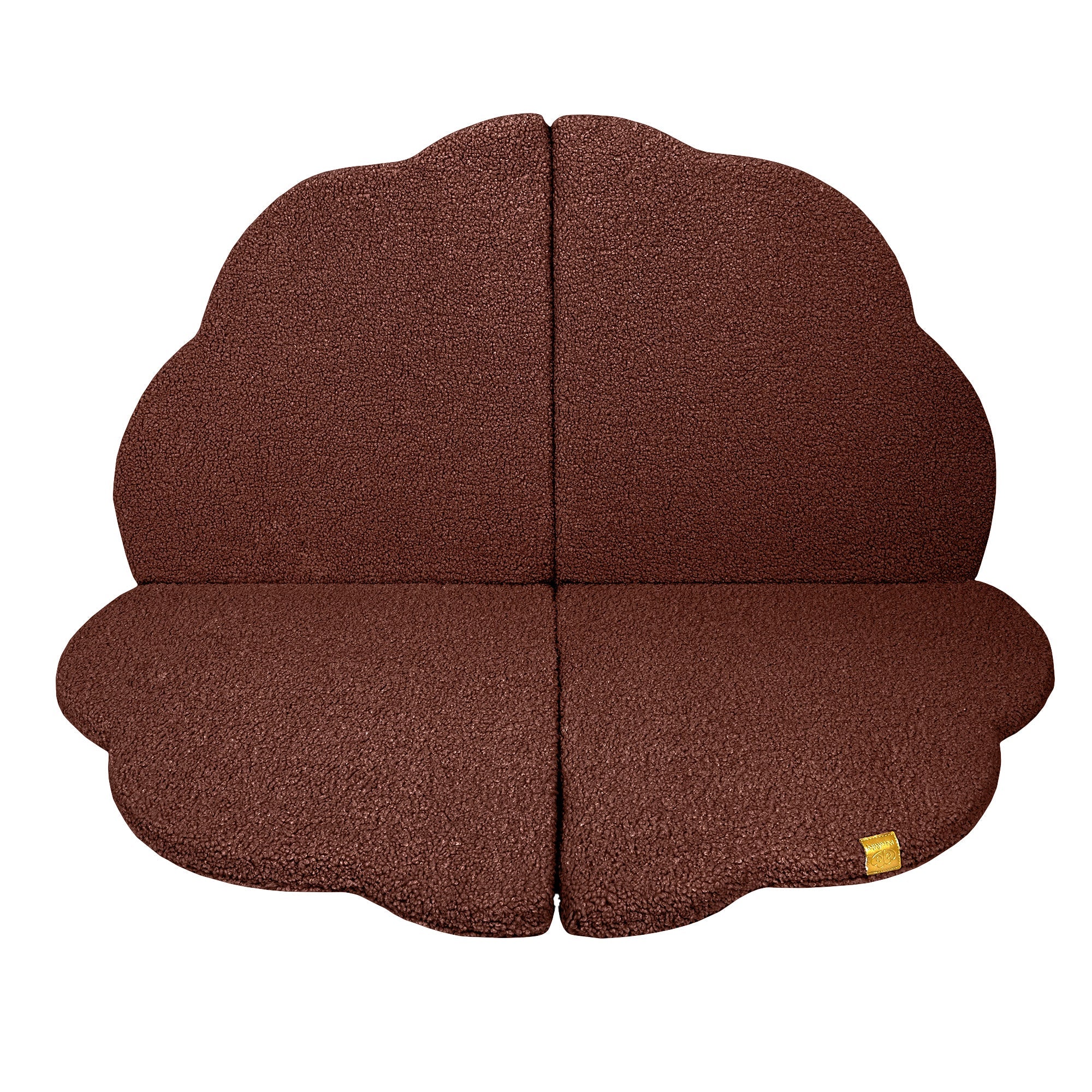 MeowBaby Baby Mat Bearly Cloud Brown