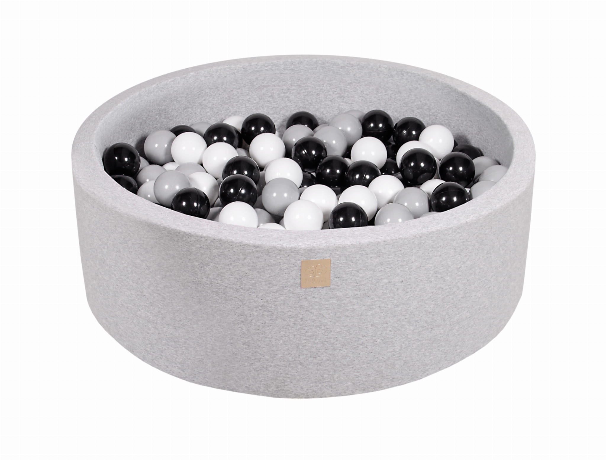 Cotton Foam Baby Ball Pit Light Grey