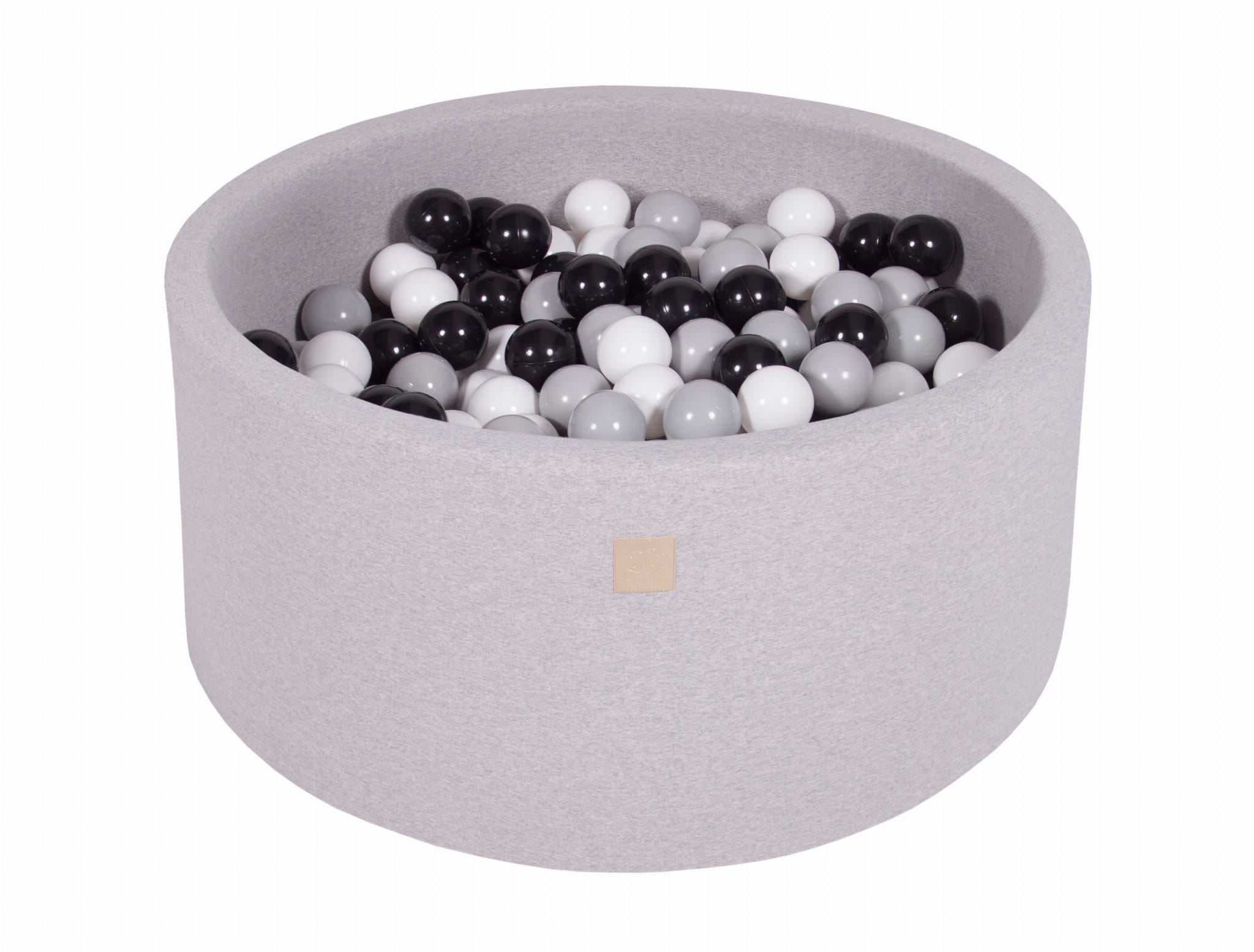 Cotton Foam Baby Ball Pit Light Grey
