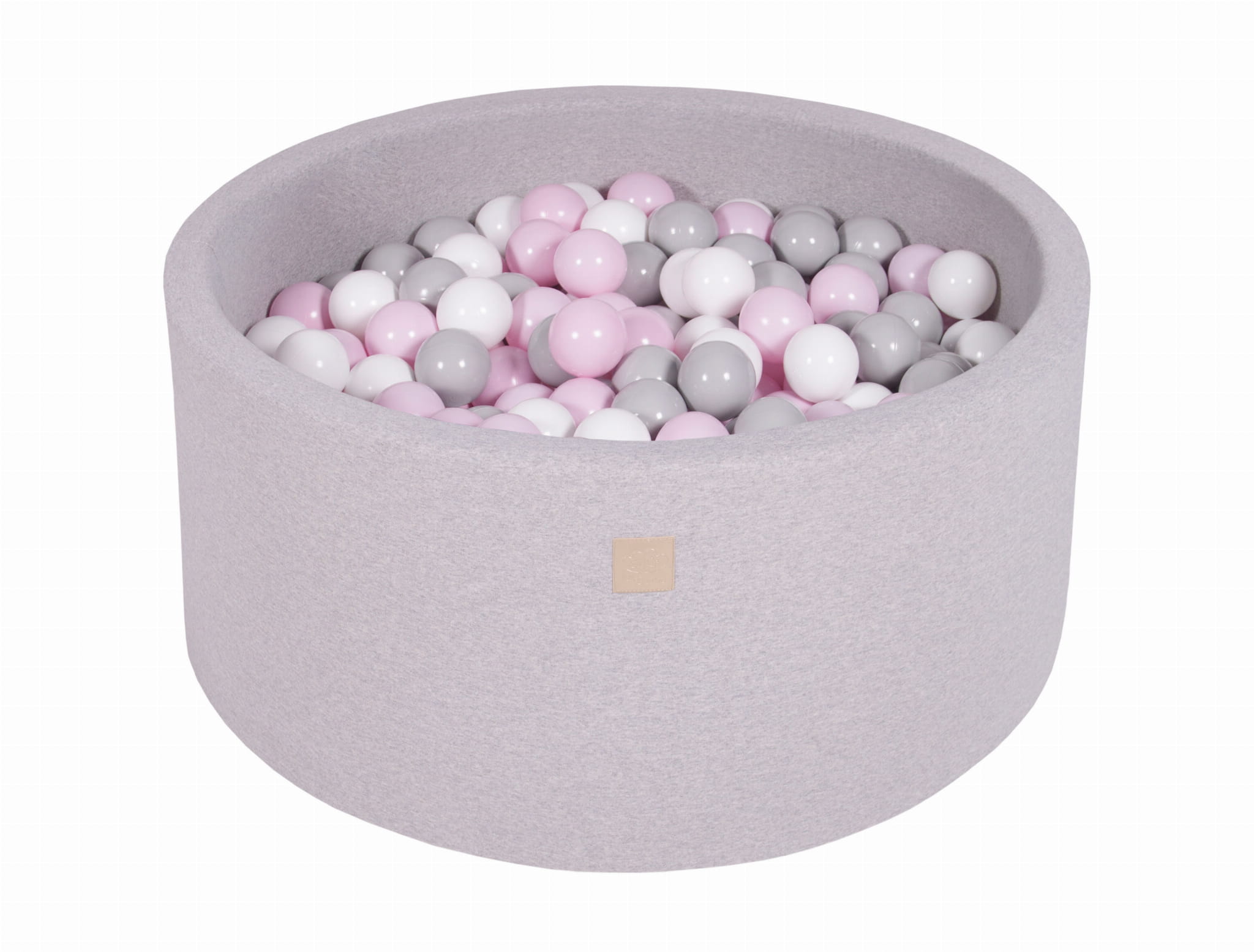 Cotton Foam Baby Ball Pit Light Grey