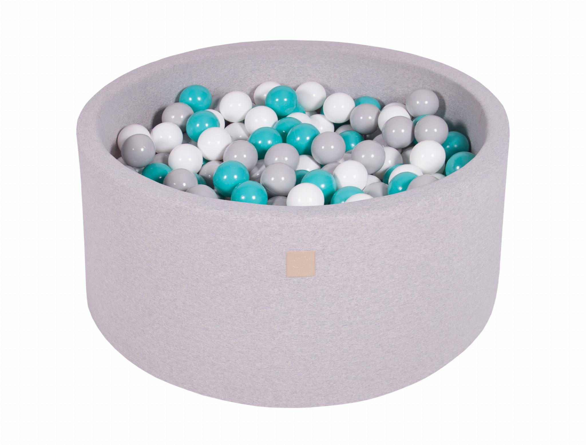 Cotton Foam Baby Ball Pit Light Grey