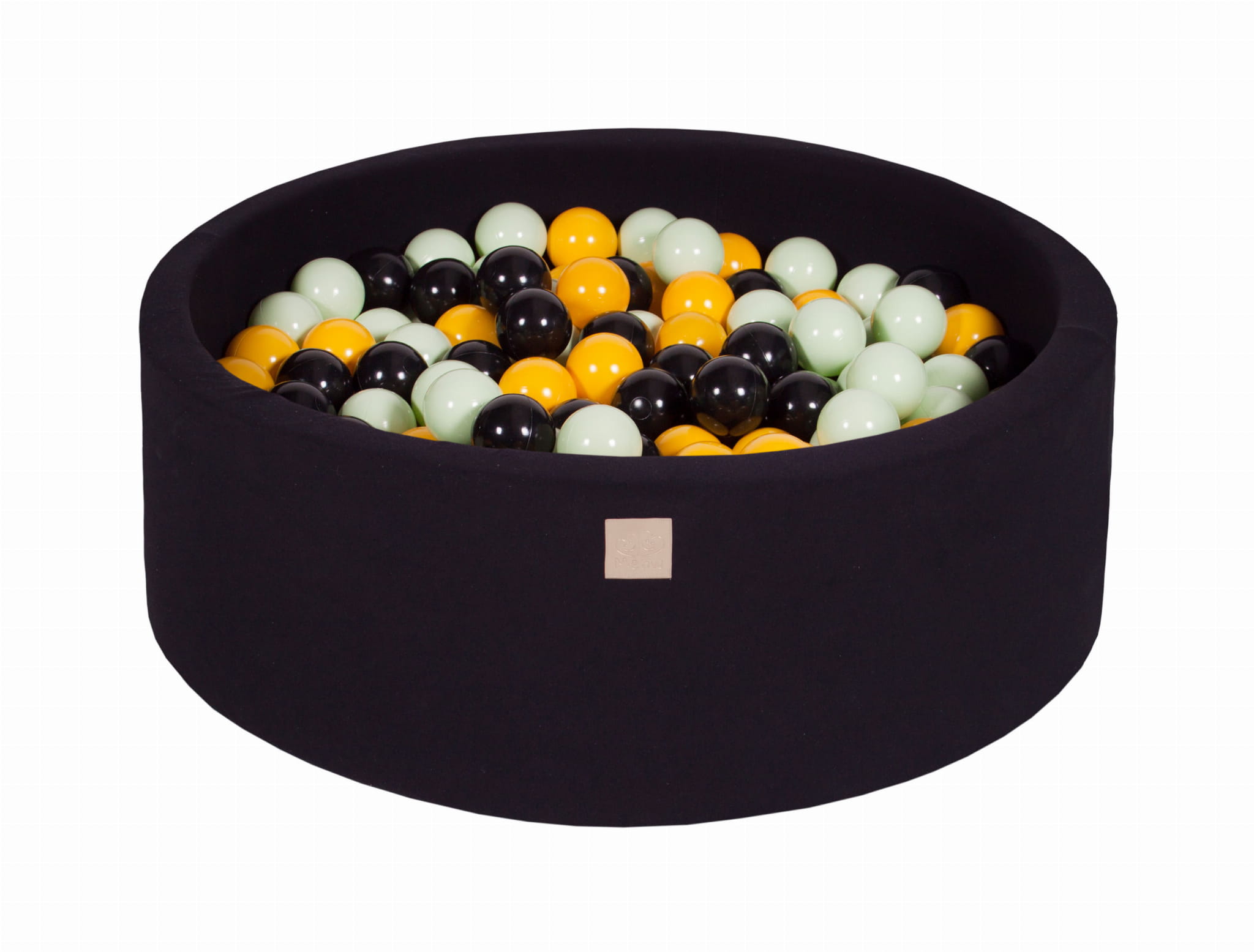 Cotton Foam Baby Ball Pit Black
