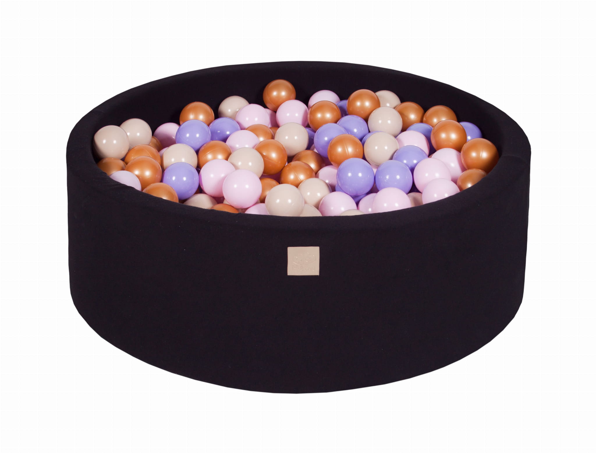 Cotton Foam Baby Ball Pit Black