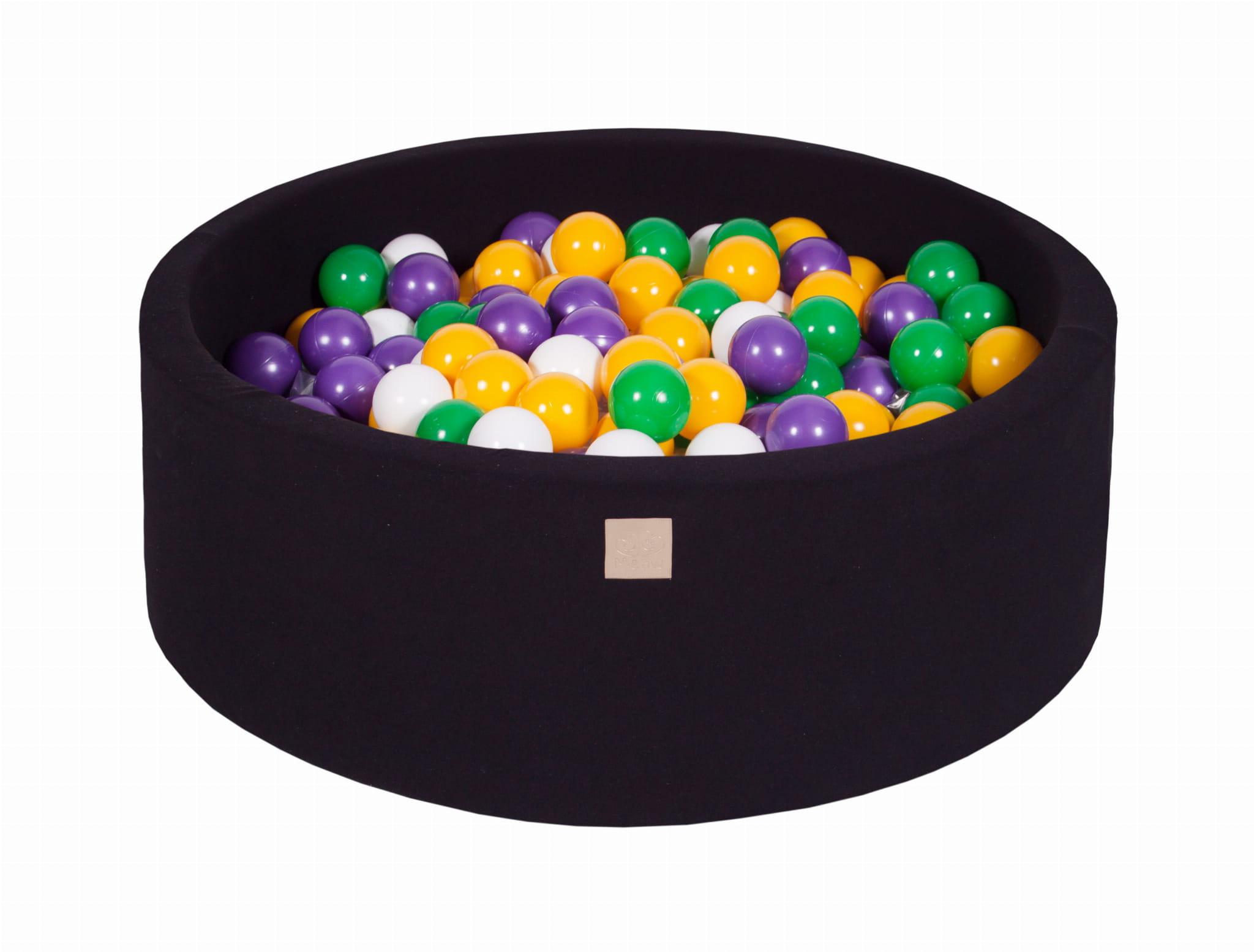 Cotton Foam Baby Ball Pit Black