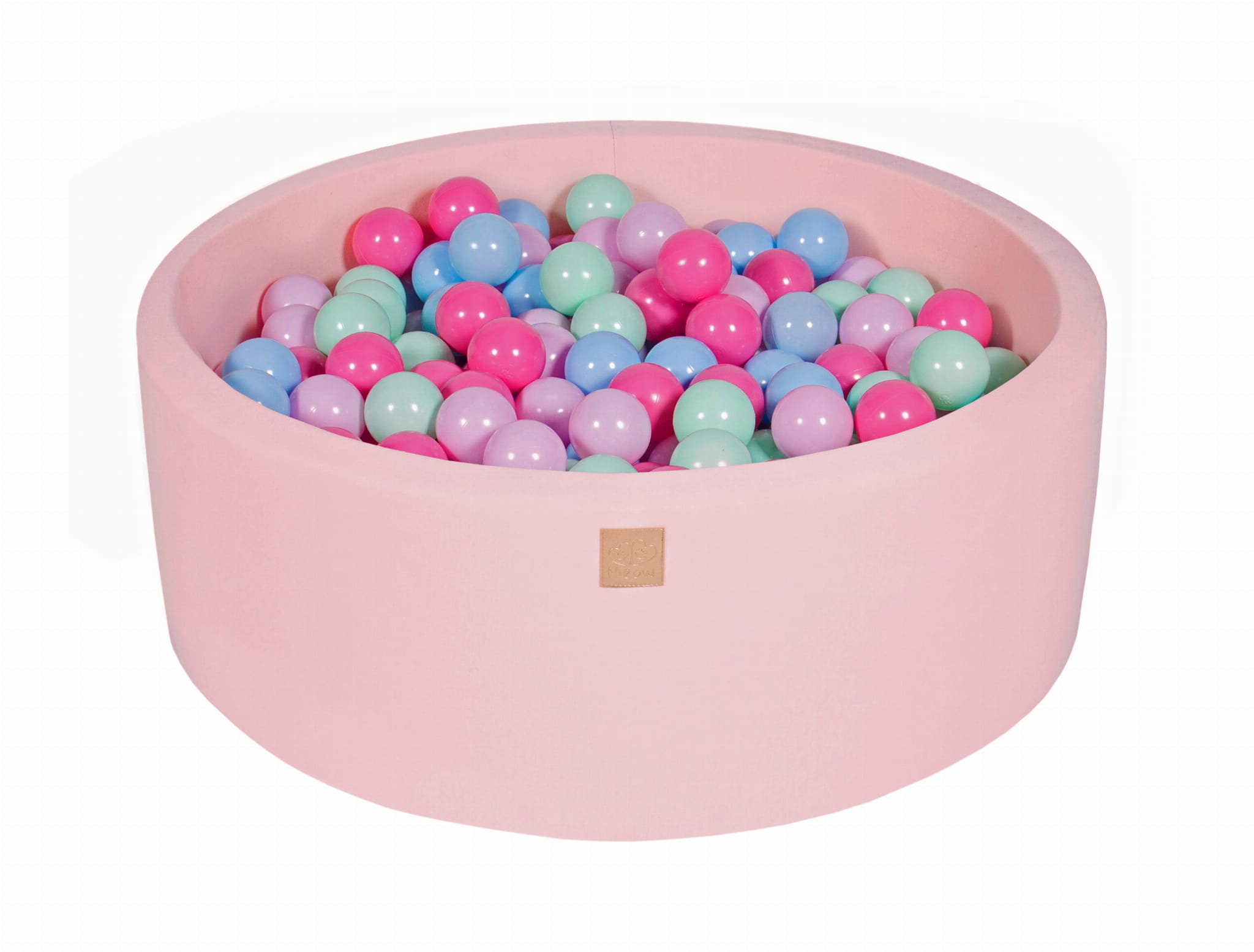 Cotton Foam Baby Ball Pit Light pink