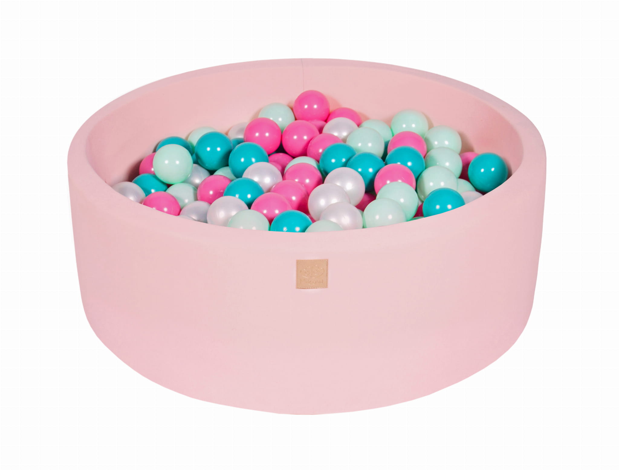 Cotton Foam Baby Ball Pit Light pink