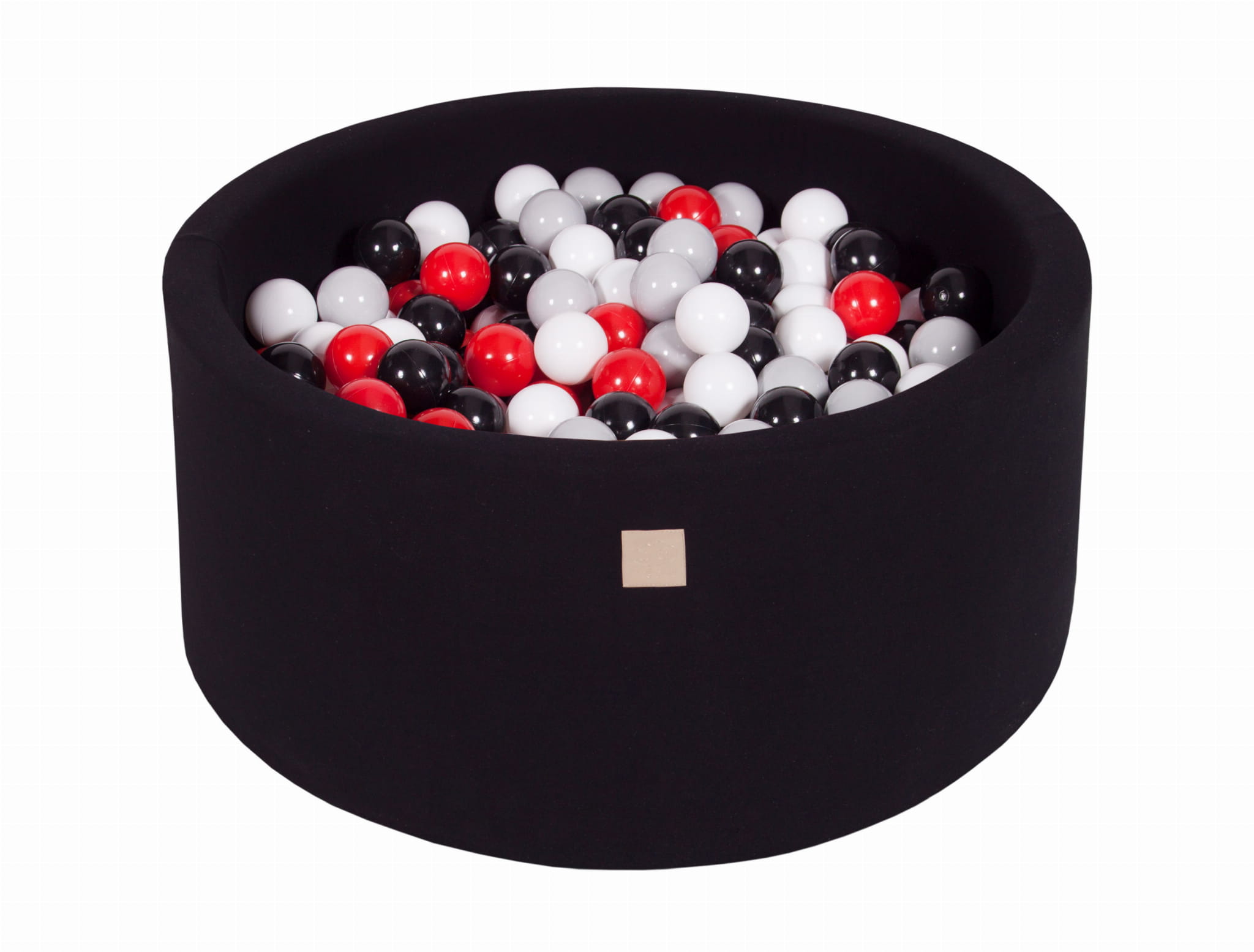 Cotton Foam Baby Ball Pit Black