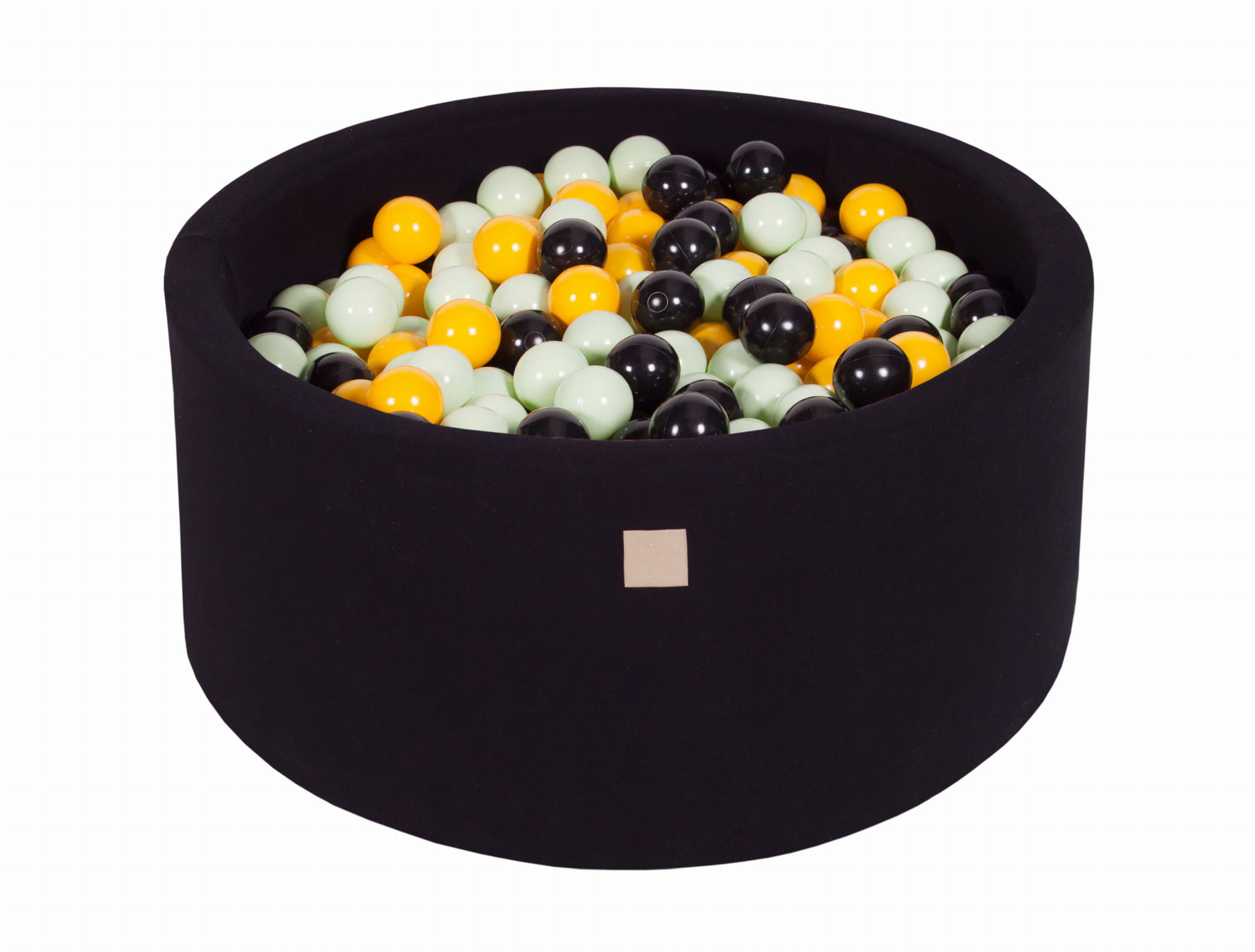 Cotton Foam Baby Ball Pit Black
