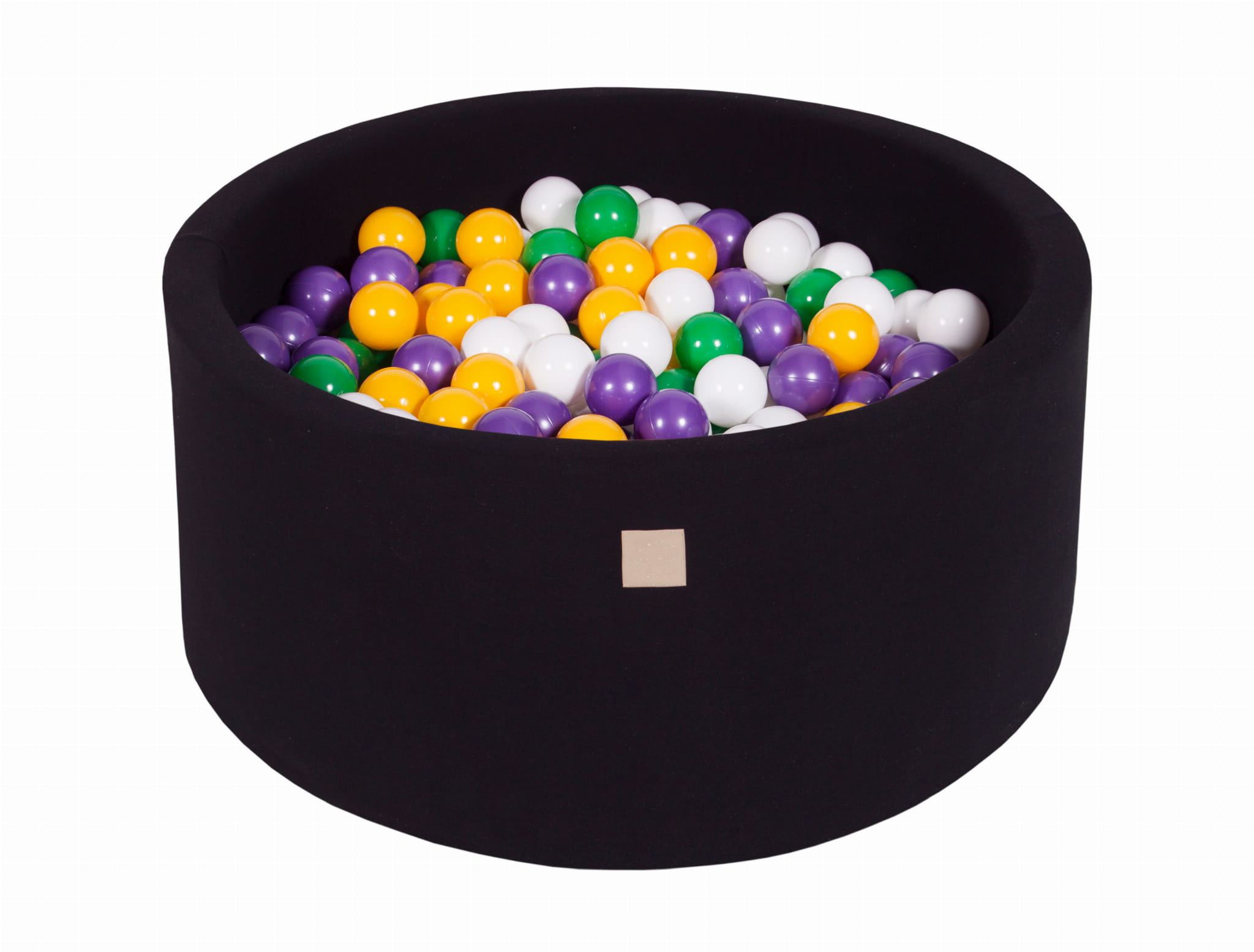 Cotton Foam Baby Ball Pit Black