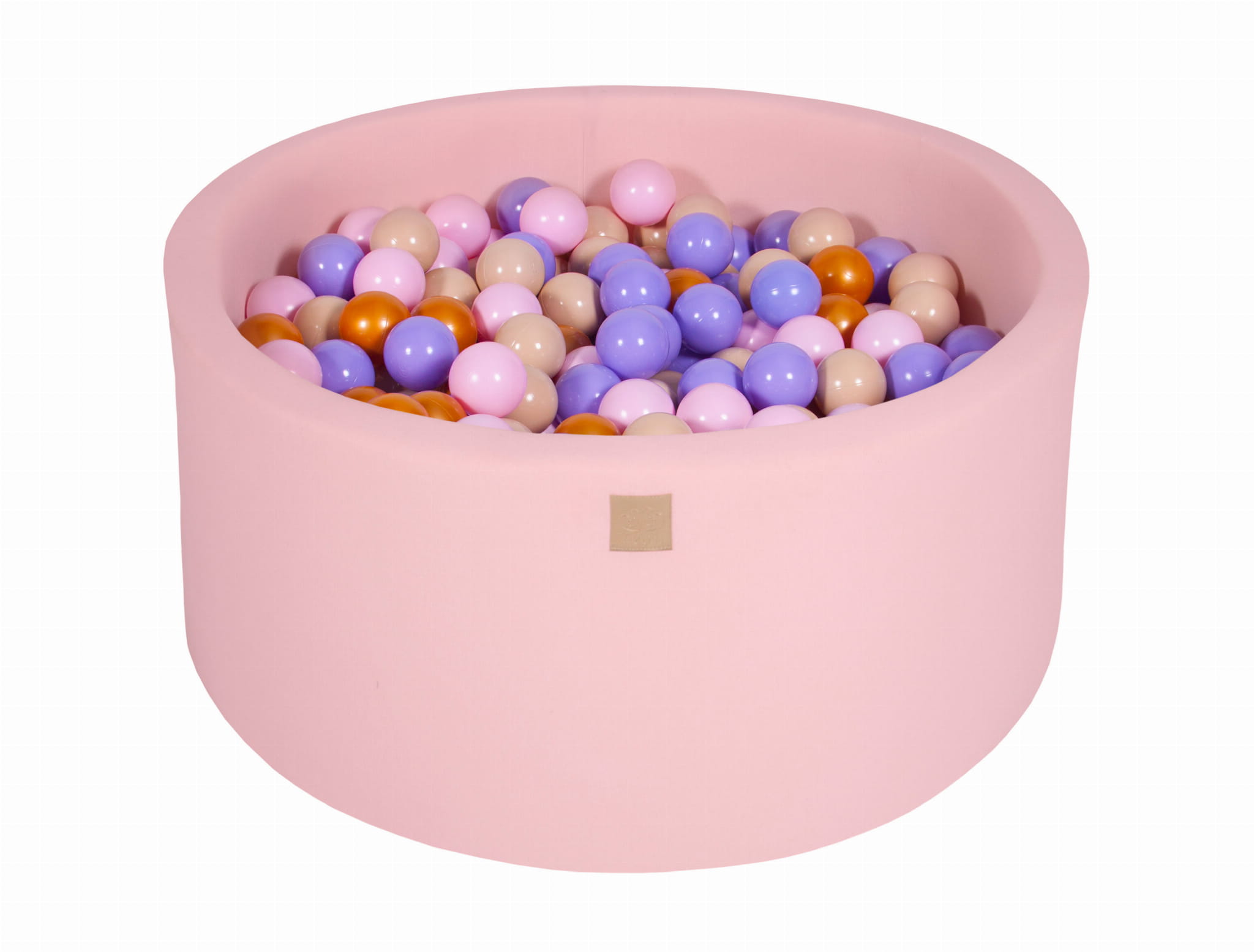 Cotton Foam Baby Ball Pit Light pink