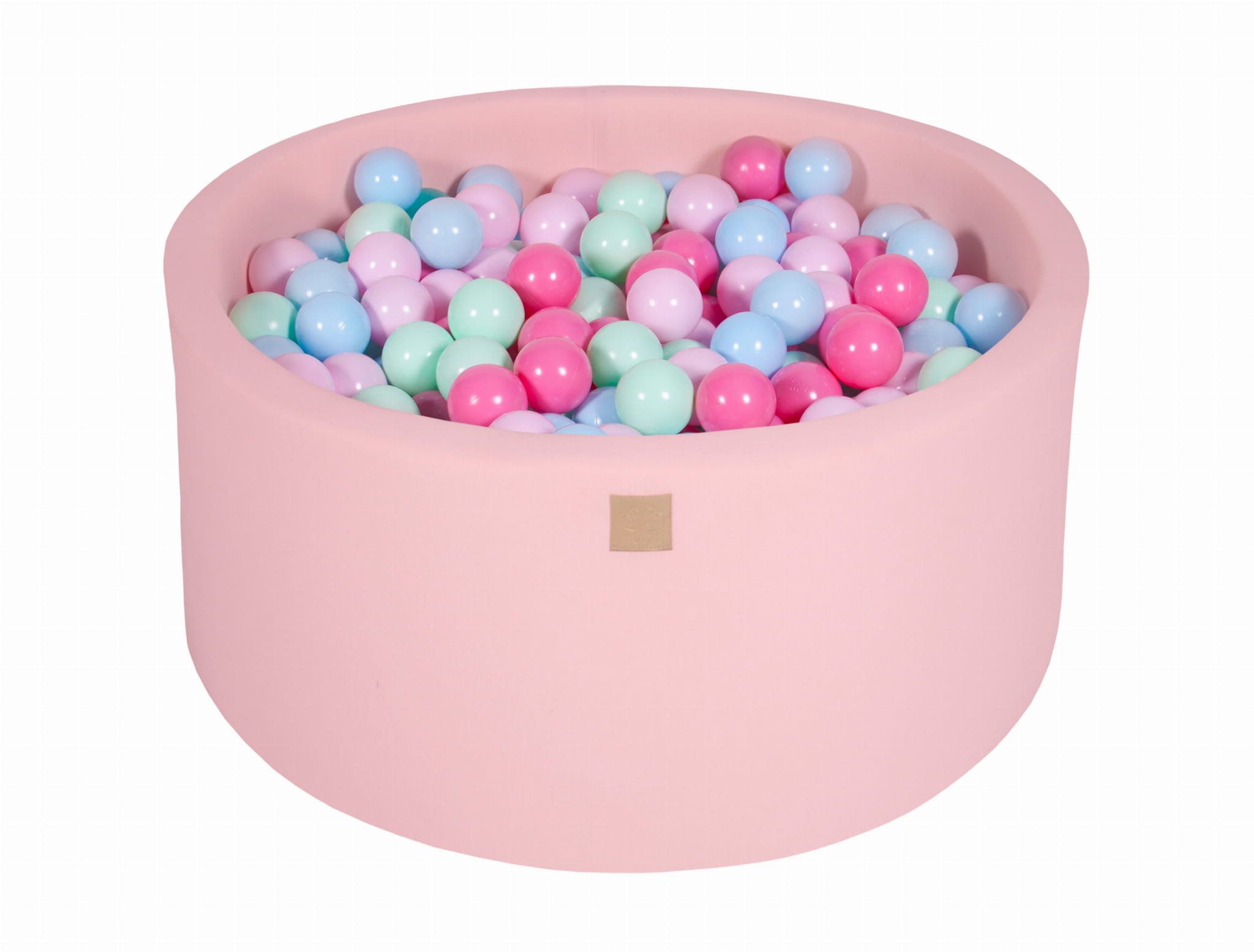 Cotton Foam Baby Ball Pit Light pink