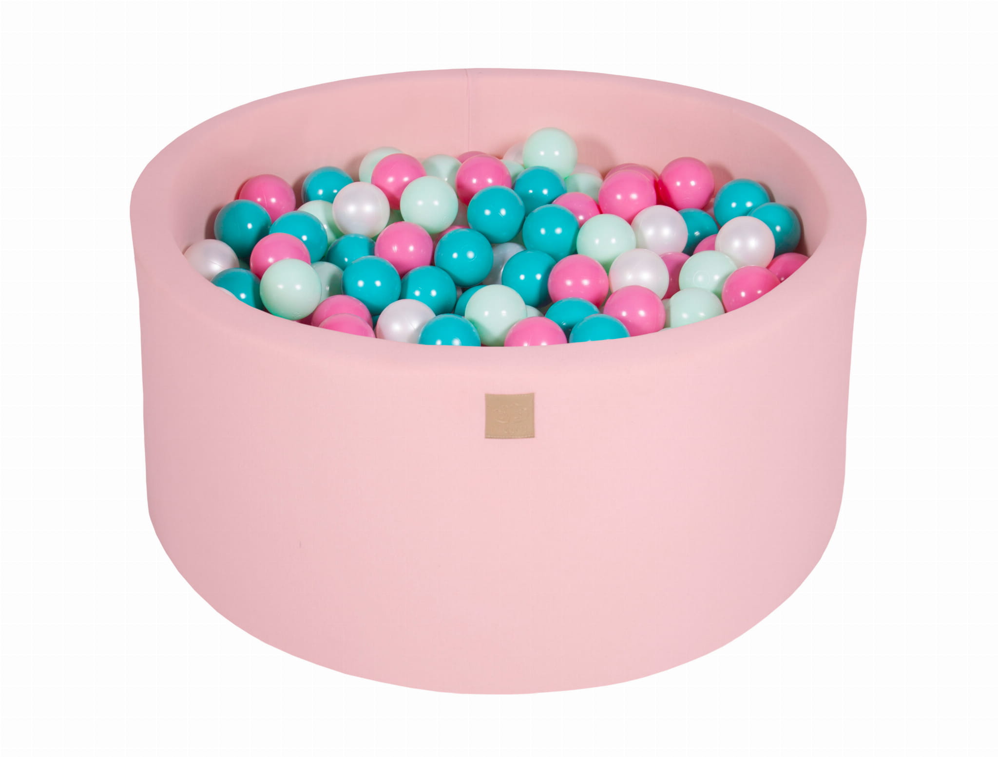Cotton Foam Baby Ball Pit Light pink